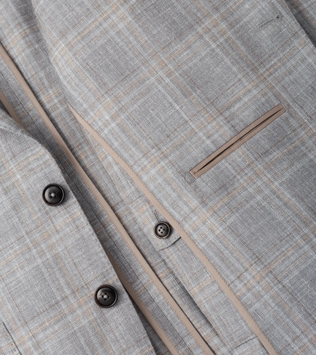 Denby Plaid Soft Jacket in Argento - Alternate Image 5