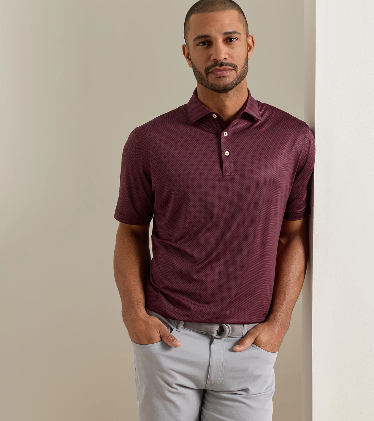 Fulton Performance Jersey Polo - Alternate Image 1
