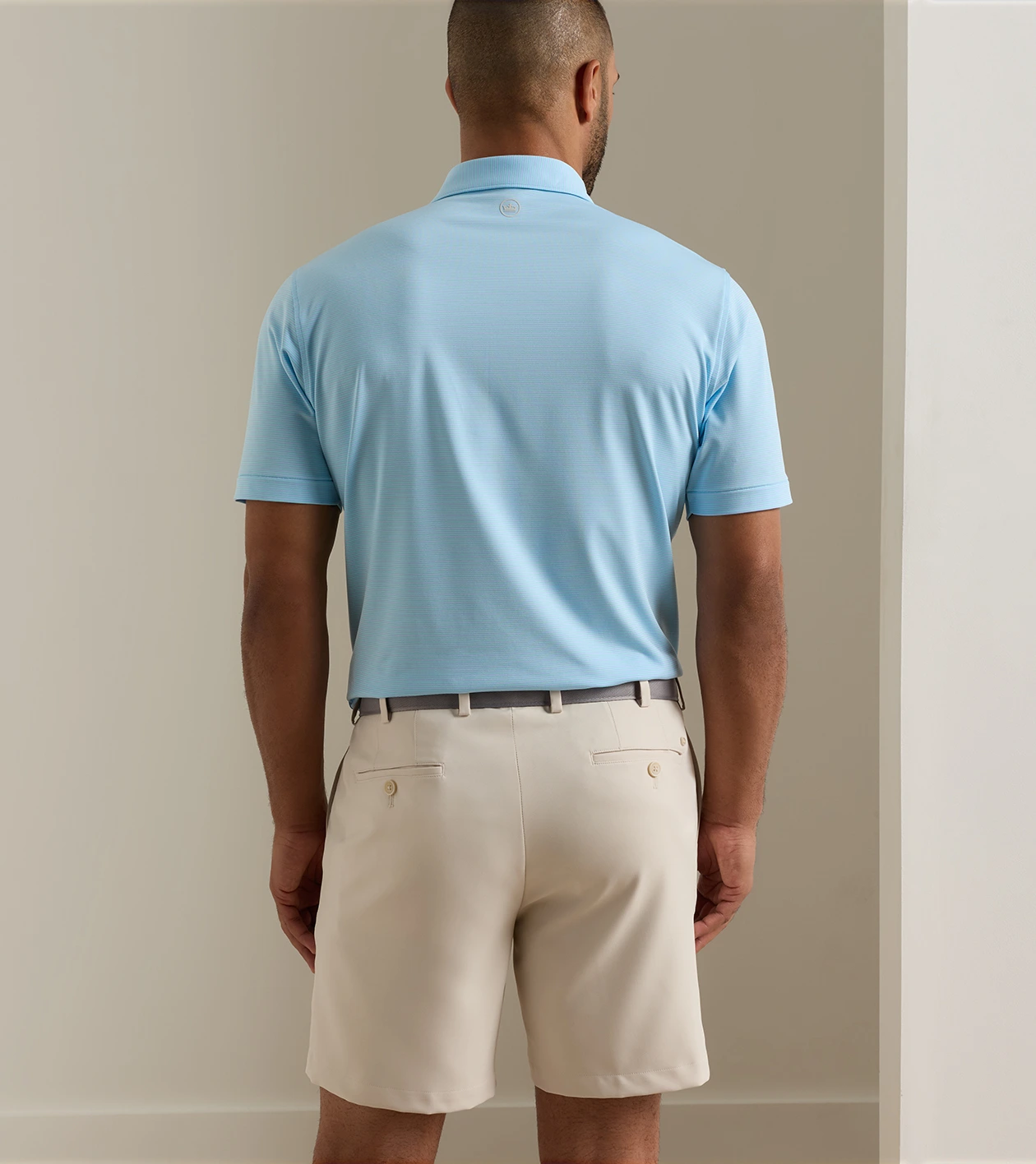 Wynn Performance Jersey Polo in ROBIN BLUE - Alternate Image 2