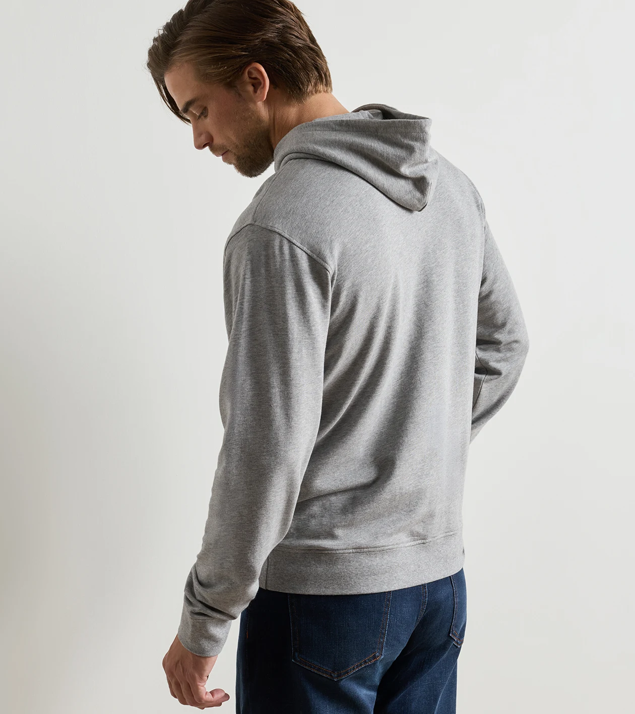 Oasis Pullover Hoodie in Gale Grey - Alternate Image 2