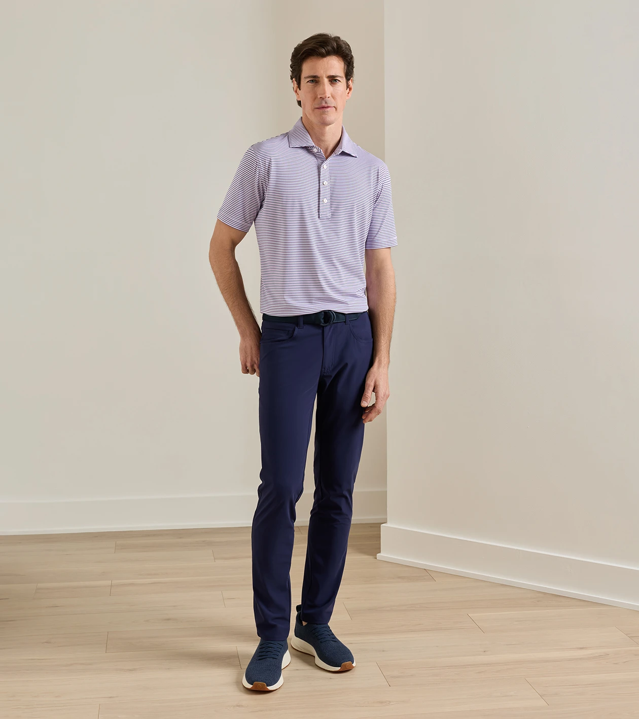 Performance O-Ring Belt in Navy - Alternate Image 2