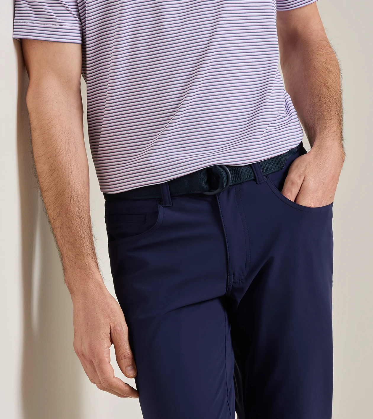 Performance O-Ring Belt in Navy - Alternate Image 1