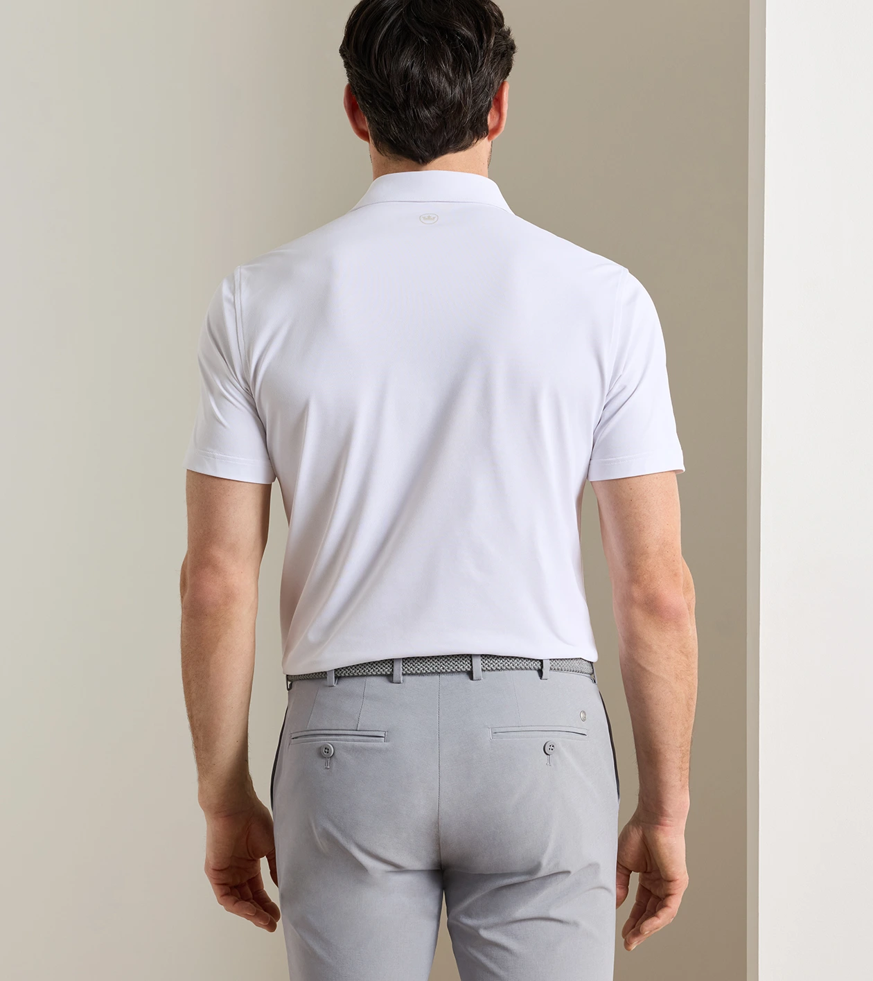 Soul Performance Mesh Polo in White - Alternate Image 2
