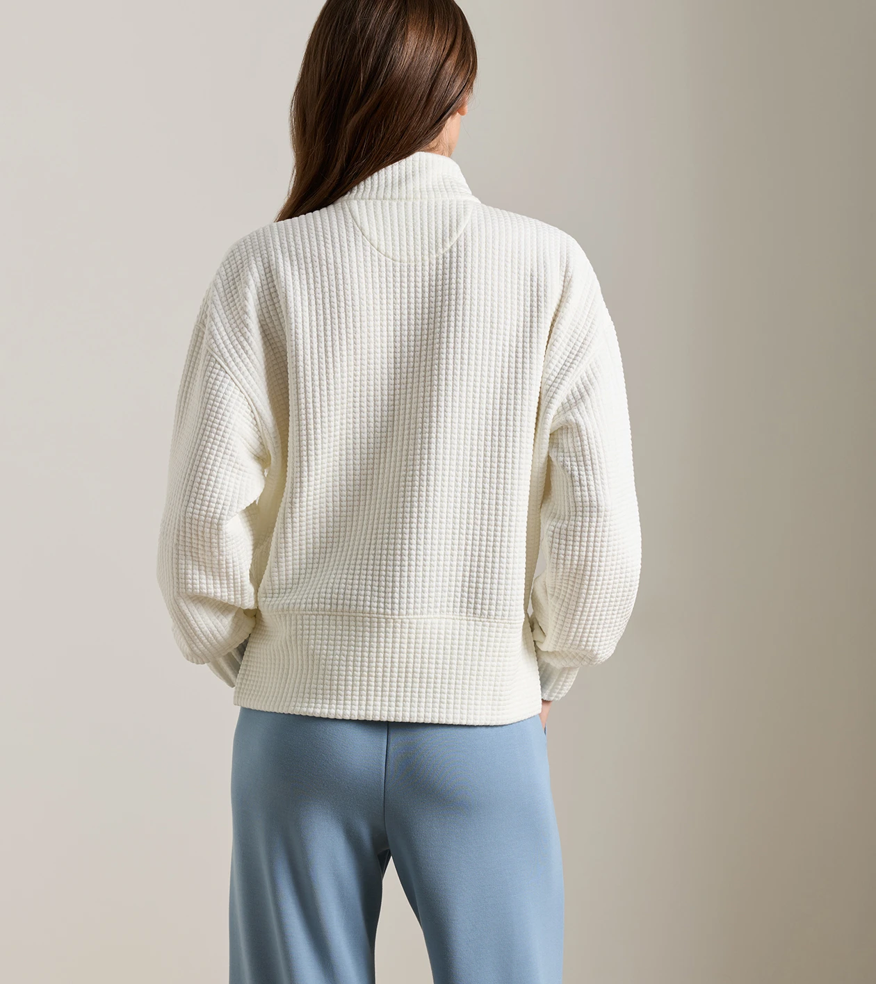 Flora Knit Jacquard Half-Zip Pullover | Women's Tops | Peter Millar