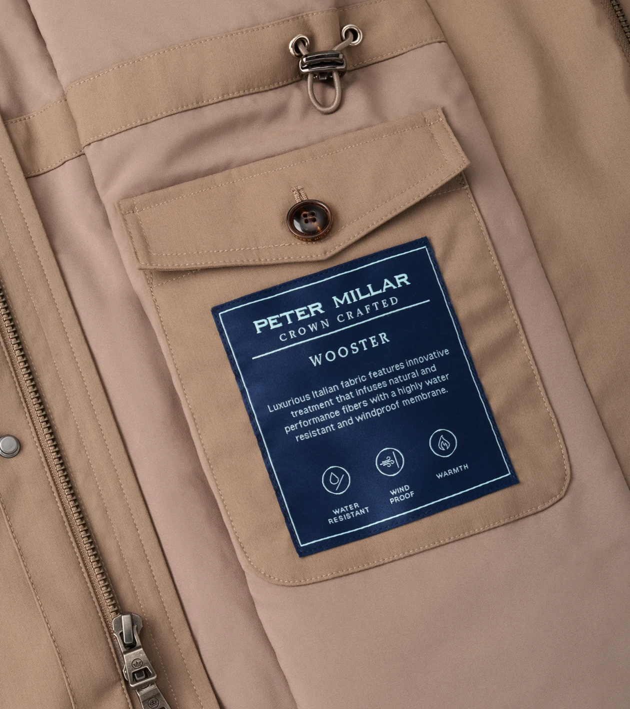 Wooster City Coat in POPLAR BROWN - Alternate Image 5