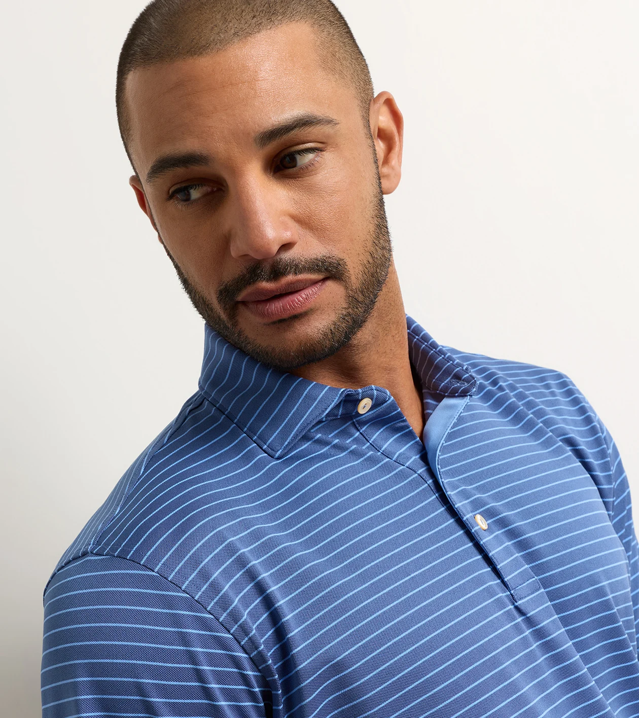 Winston Performance Mesh Polo in BALI BLUE - Alternate Image 4