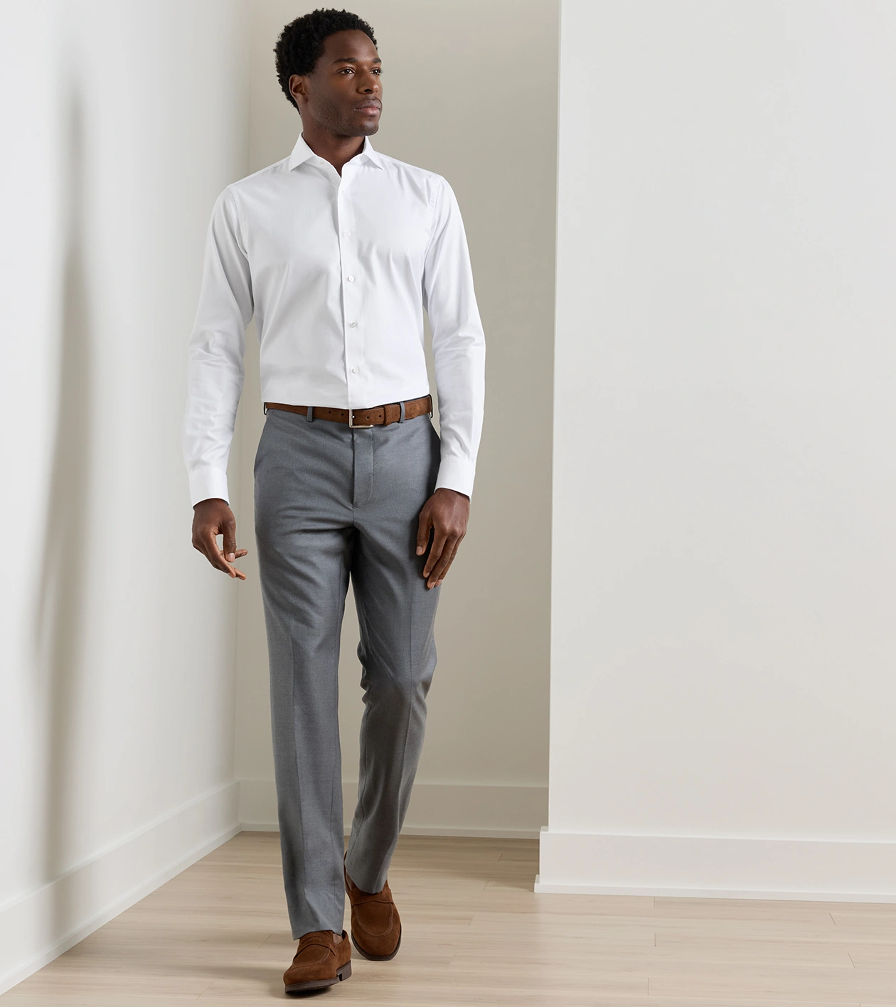 Crosby Trouser in Iron - Alternate Image 1