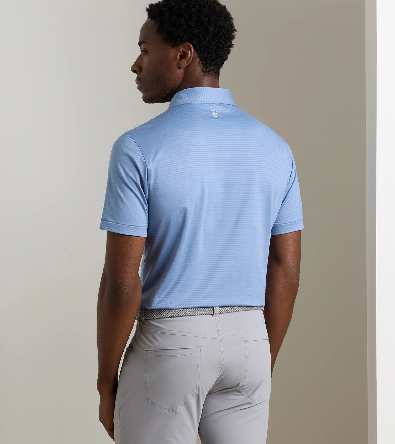 Empire Performance Jersey Polo in WINDY BLUE - Alternate Image 2