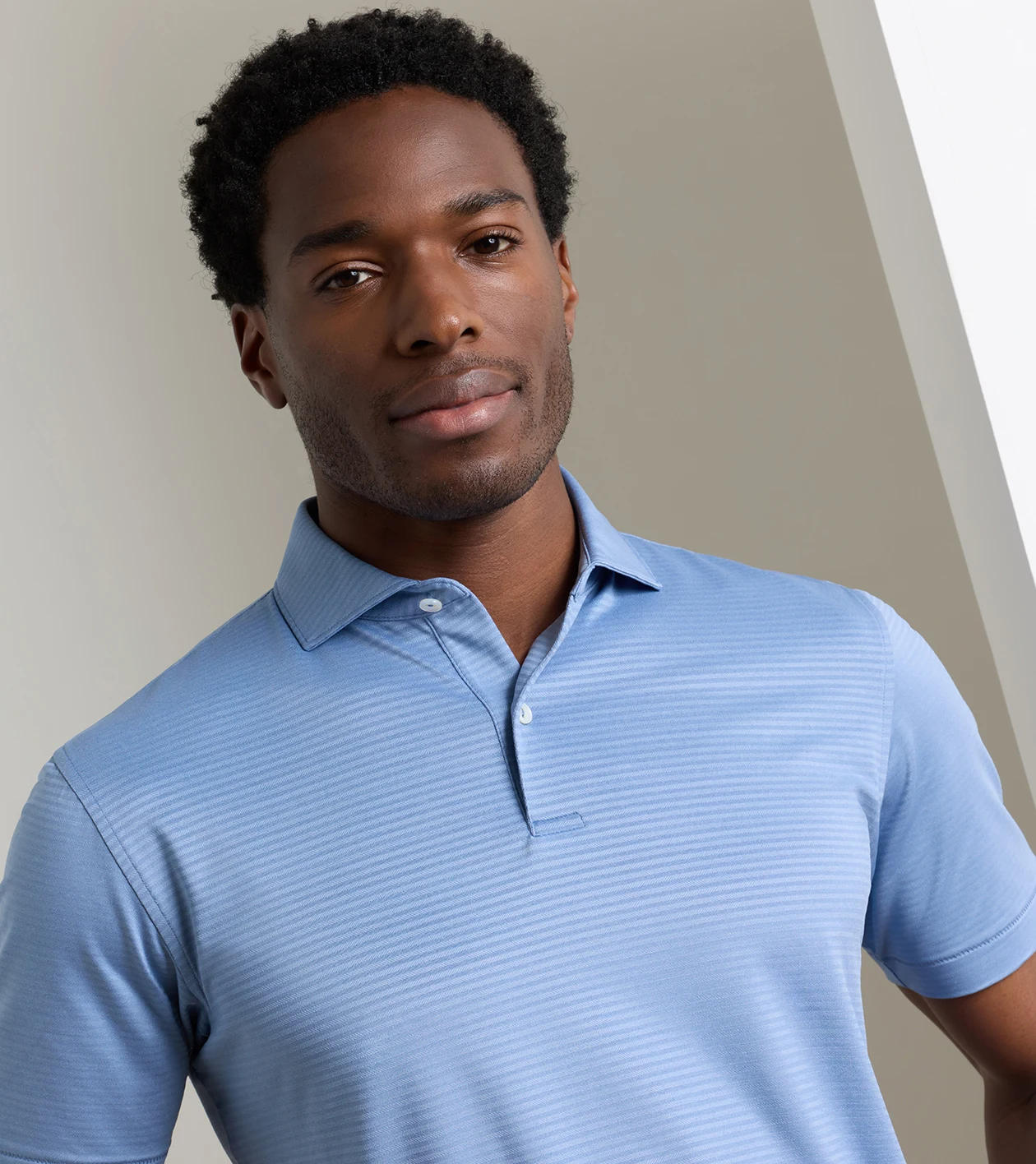 Empire Performance Jersey Polo in WINDY BLUE - Alternate Image 4