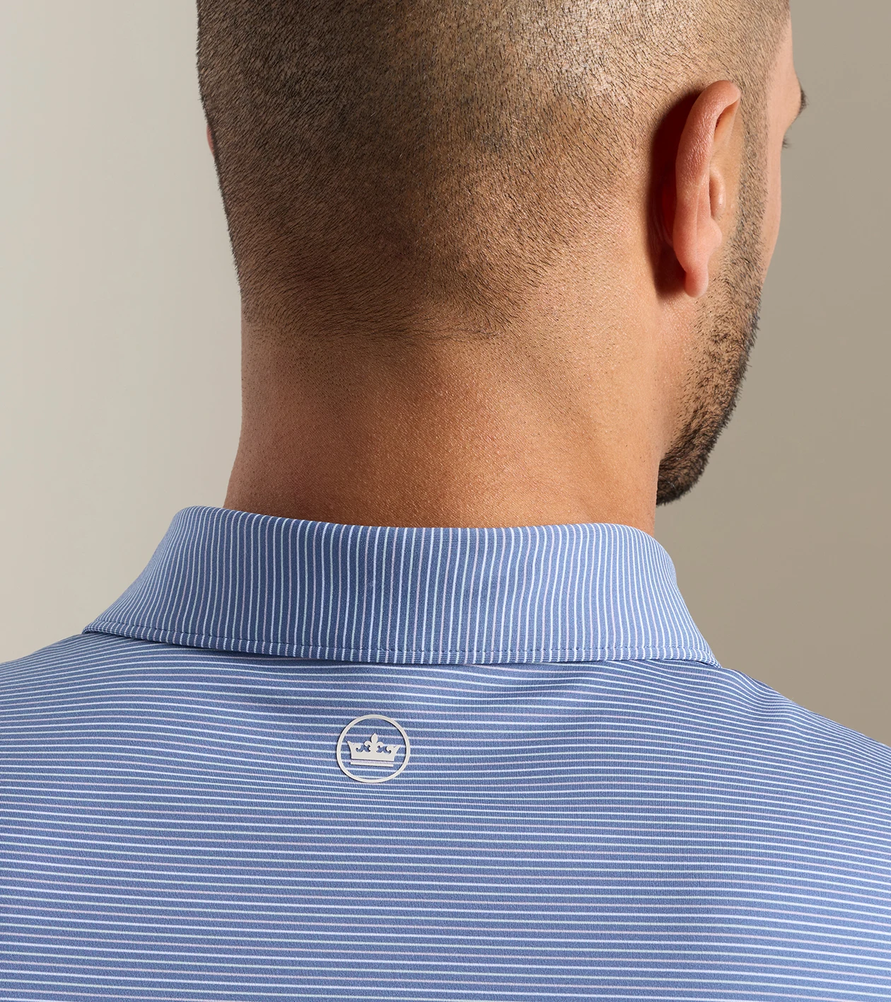 Pierce Performance Jersey Polo in BALI BLUE - Alternate Image 3