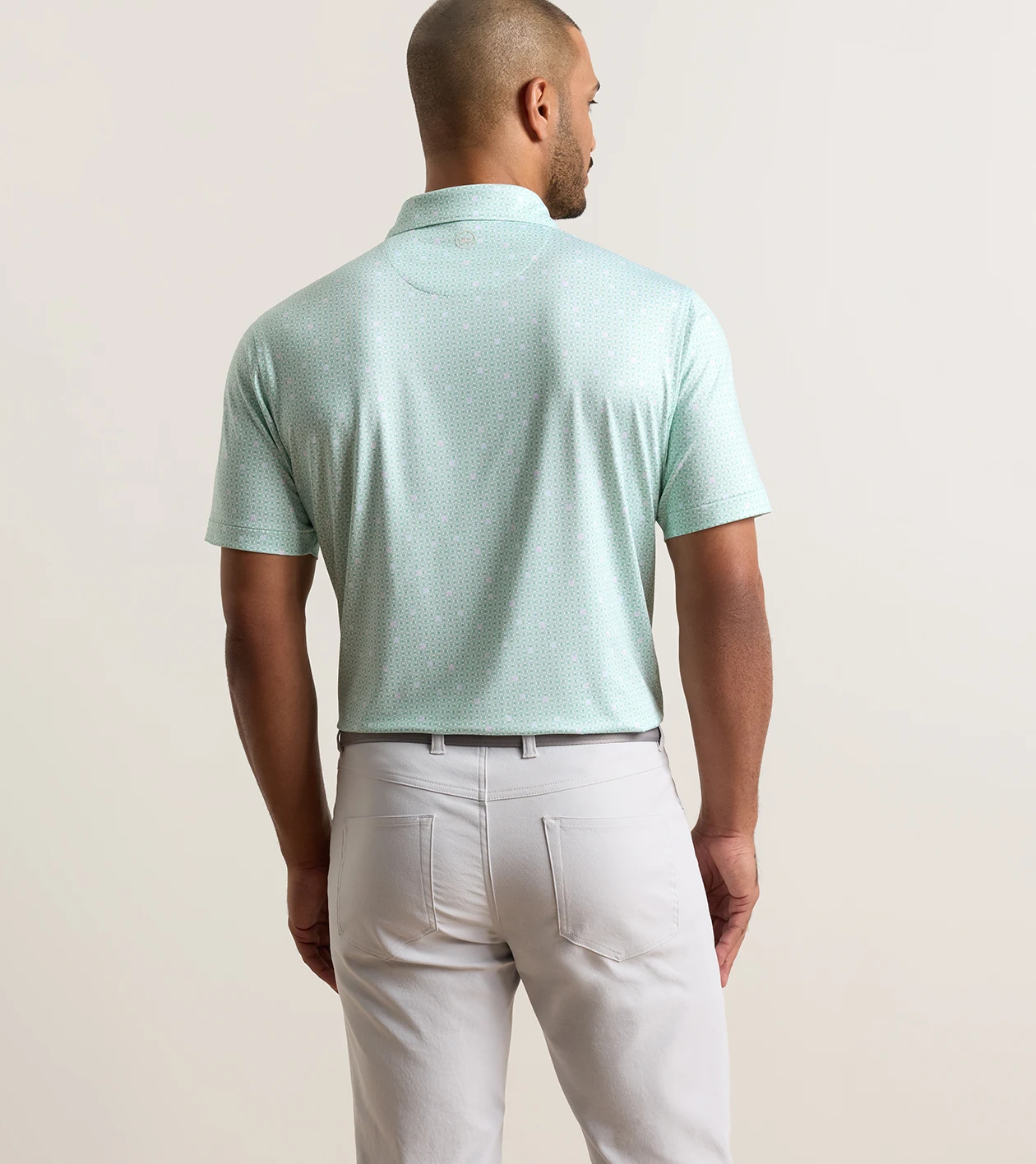 Skull It Performance Jersey Polo in White - Alternate Image 2