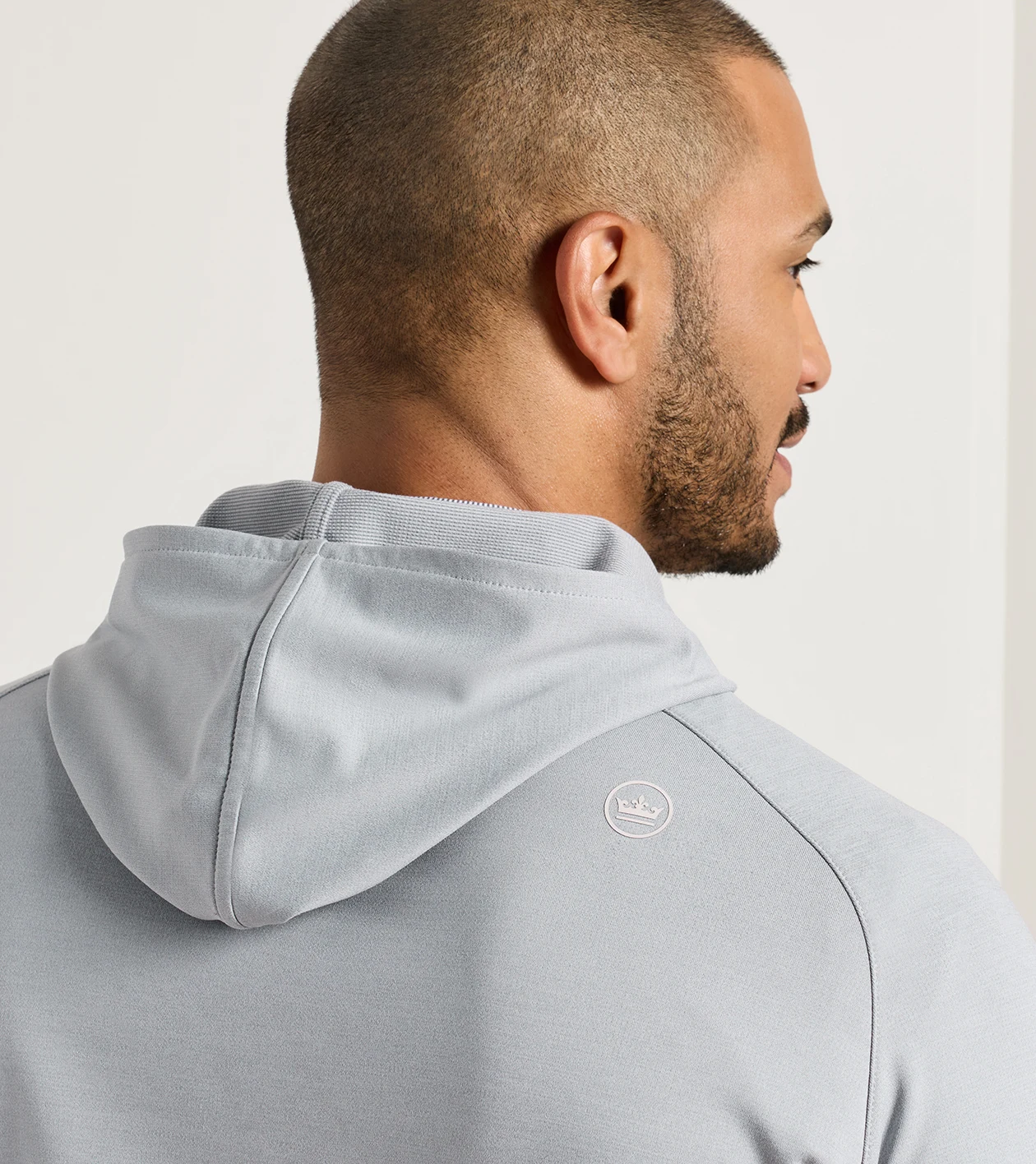 Pine Performance Hoodie in Gale Grey - Alternate Image 3