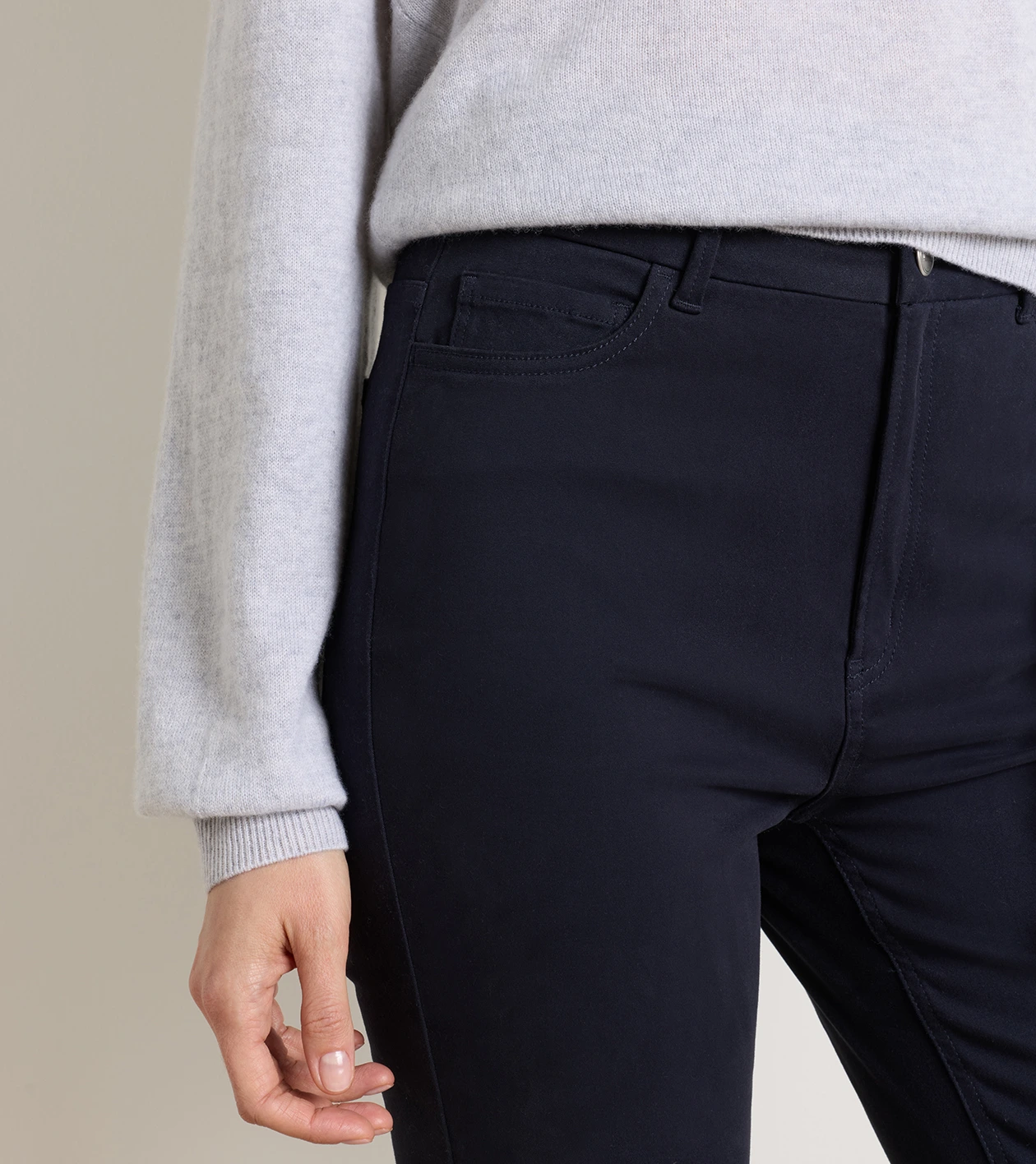Karlie Kick Flare Pant in Navy - Alternate Image 3