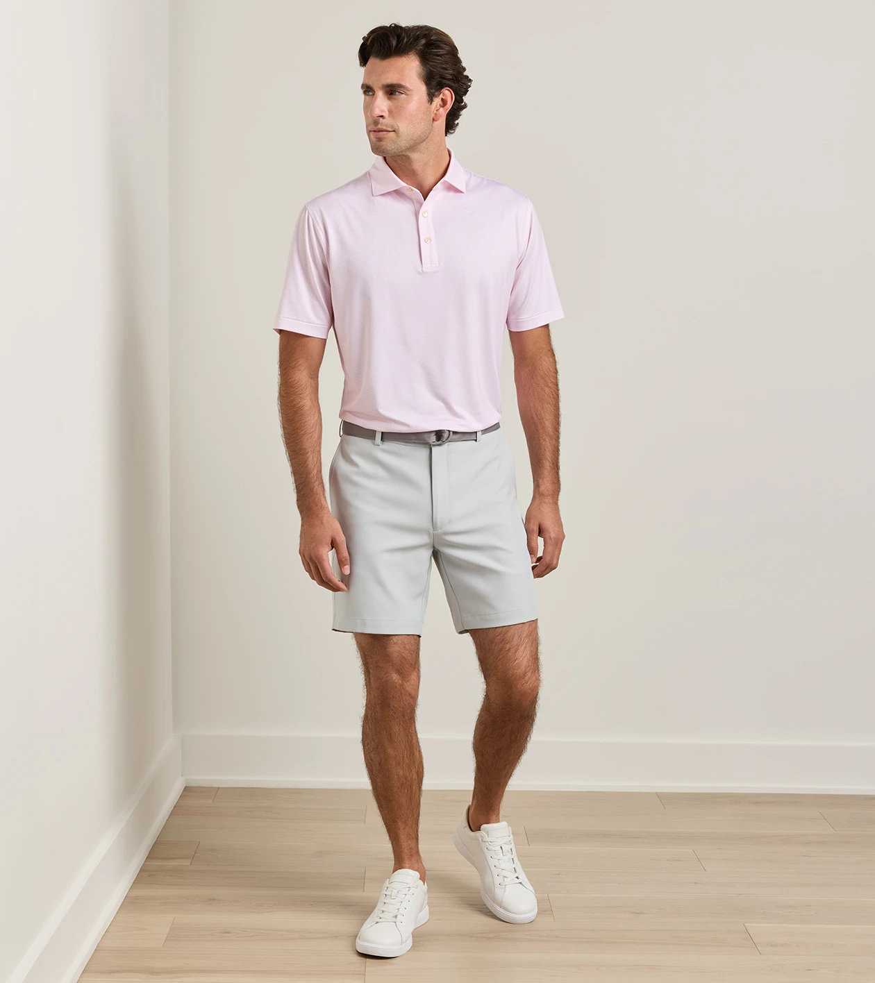 Salem Performance Short in British Grey - Alternate Image 1