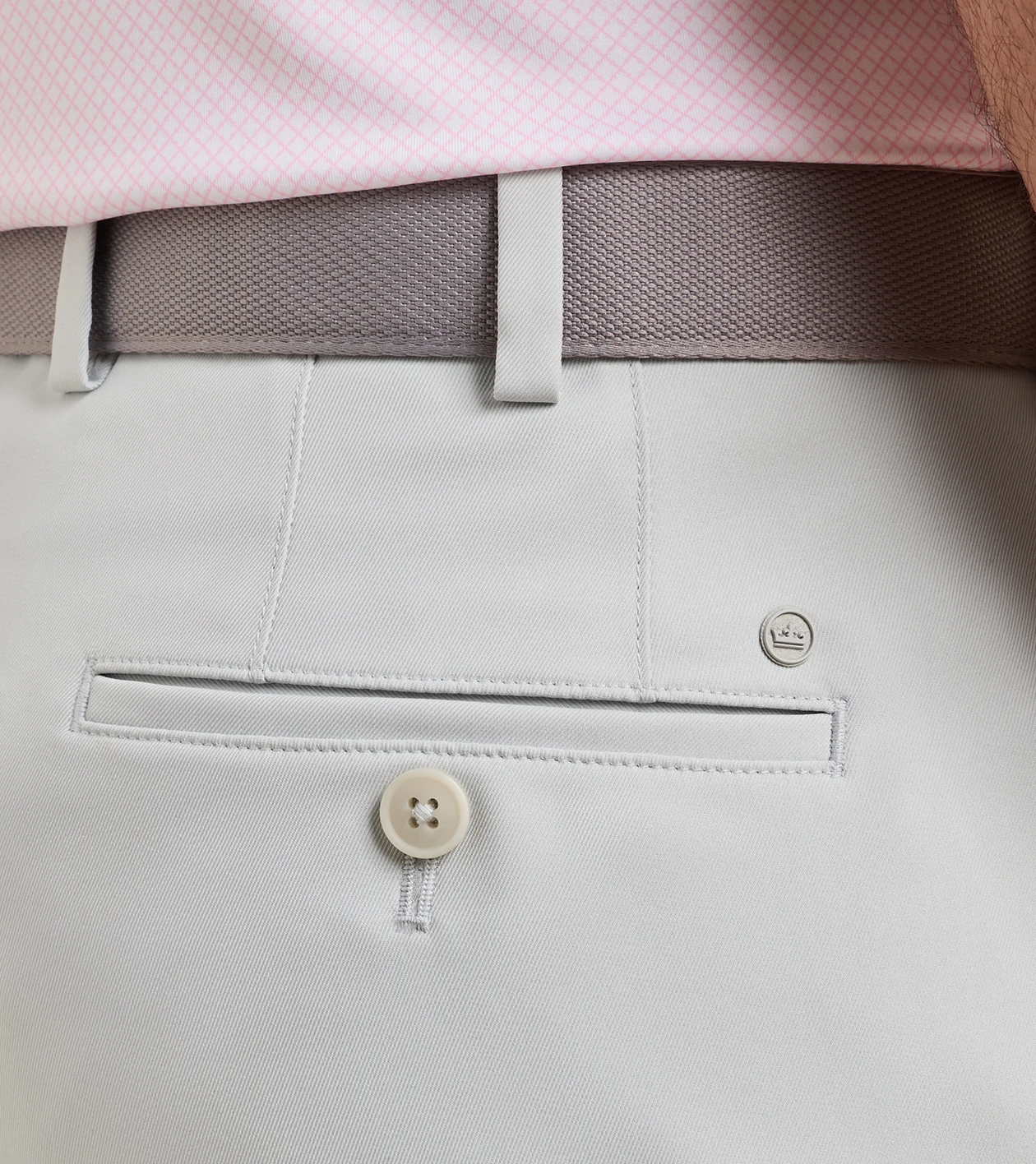 Salem Performance Short in British Grey - Alternate Image 3