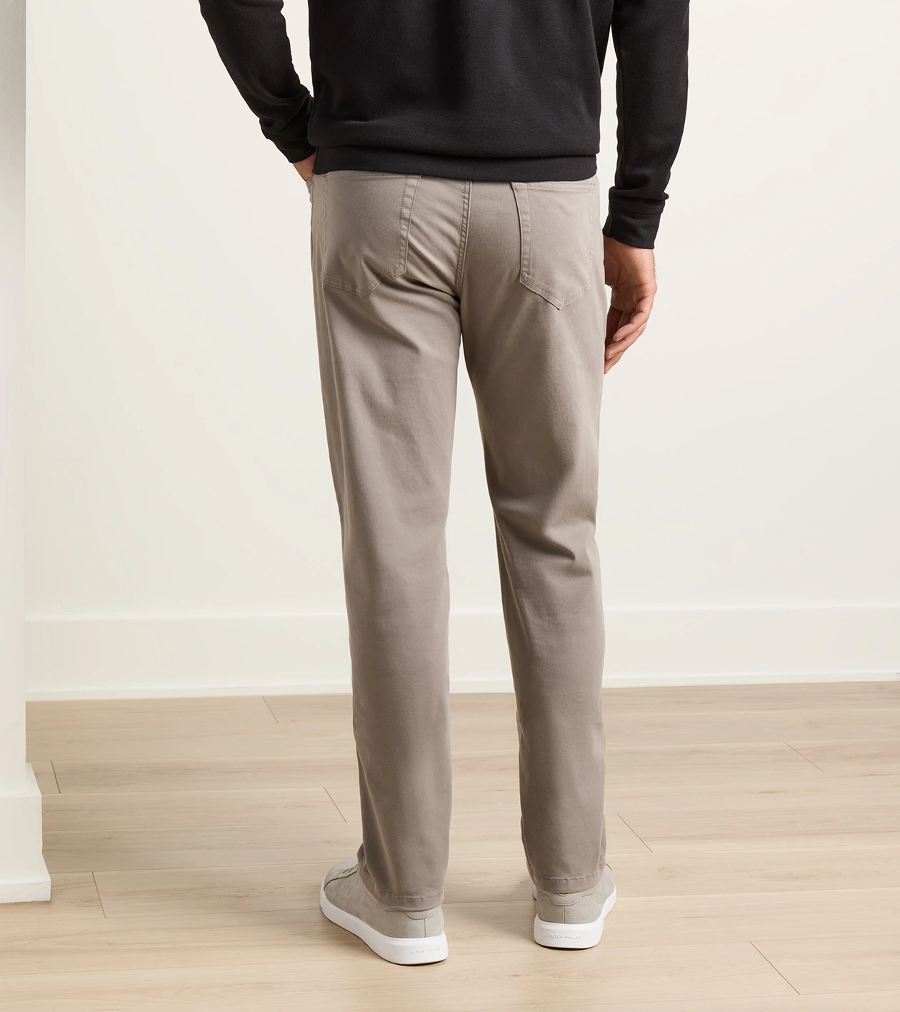 Signature Sateen Five-Pocket Pant in Gale Grey - Alternate Image 2