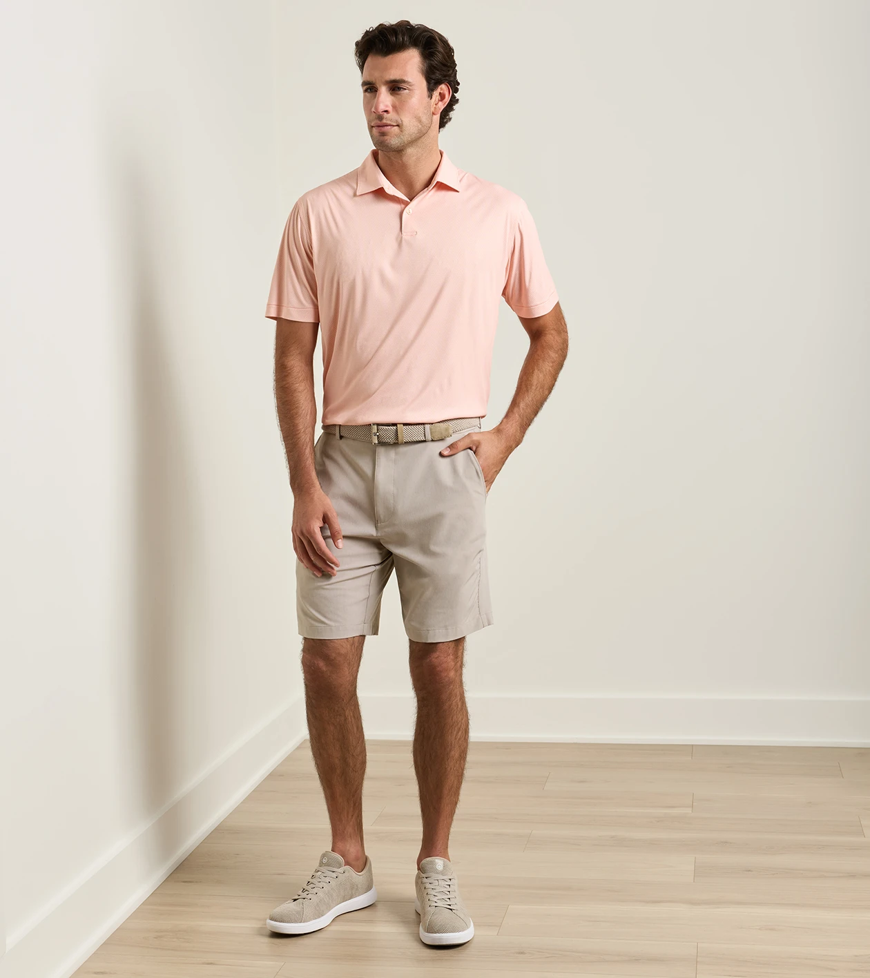 Featherweight Performance Short in Khaki - Alternate Image 1