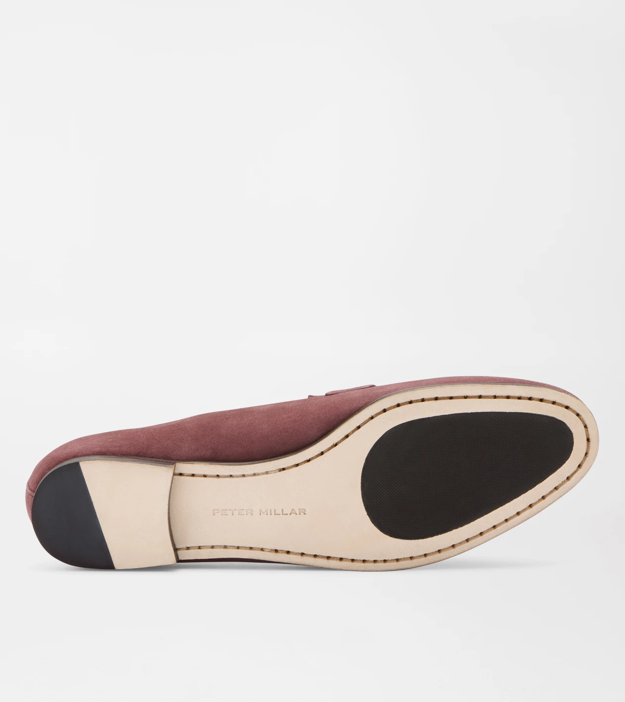 Amble Suede Penny Loafer in OX BLOOD - Alternate Image 7