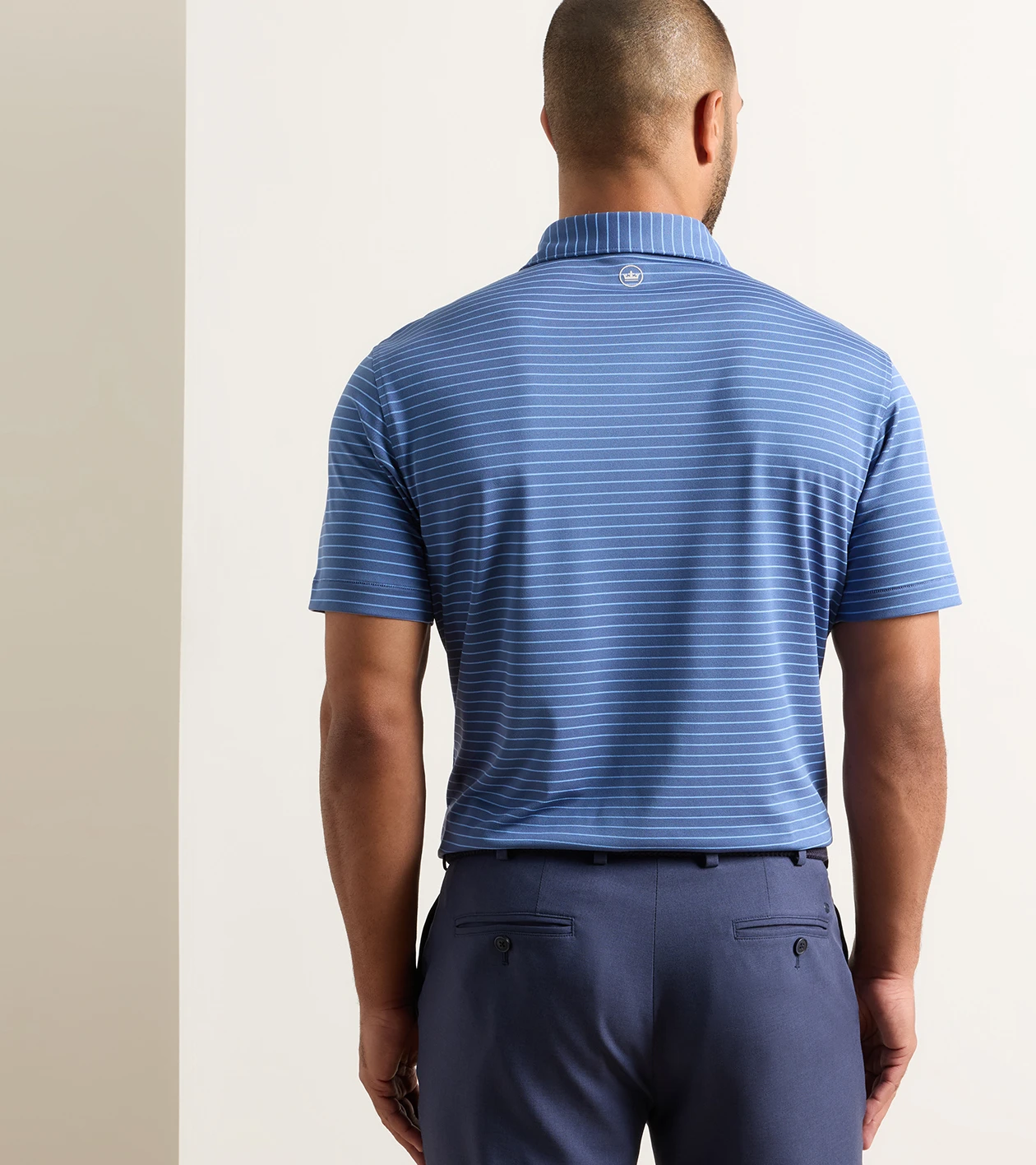 Winston Performance Mesh Polo in BALI BLUE - Alternate Image 2