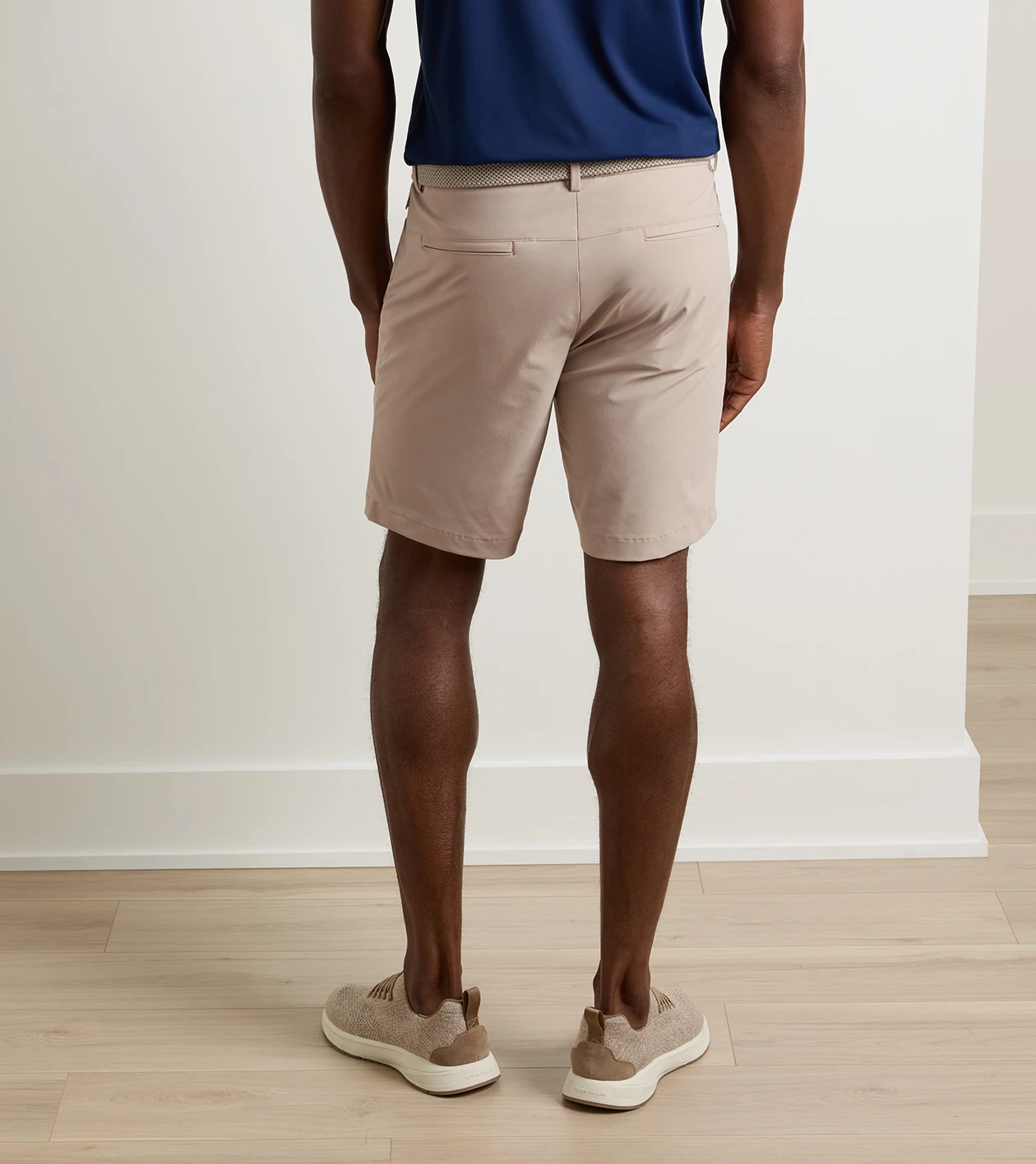Bingham Performance Short in Khaki - Alternate Image 2