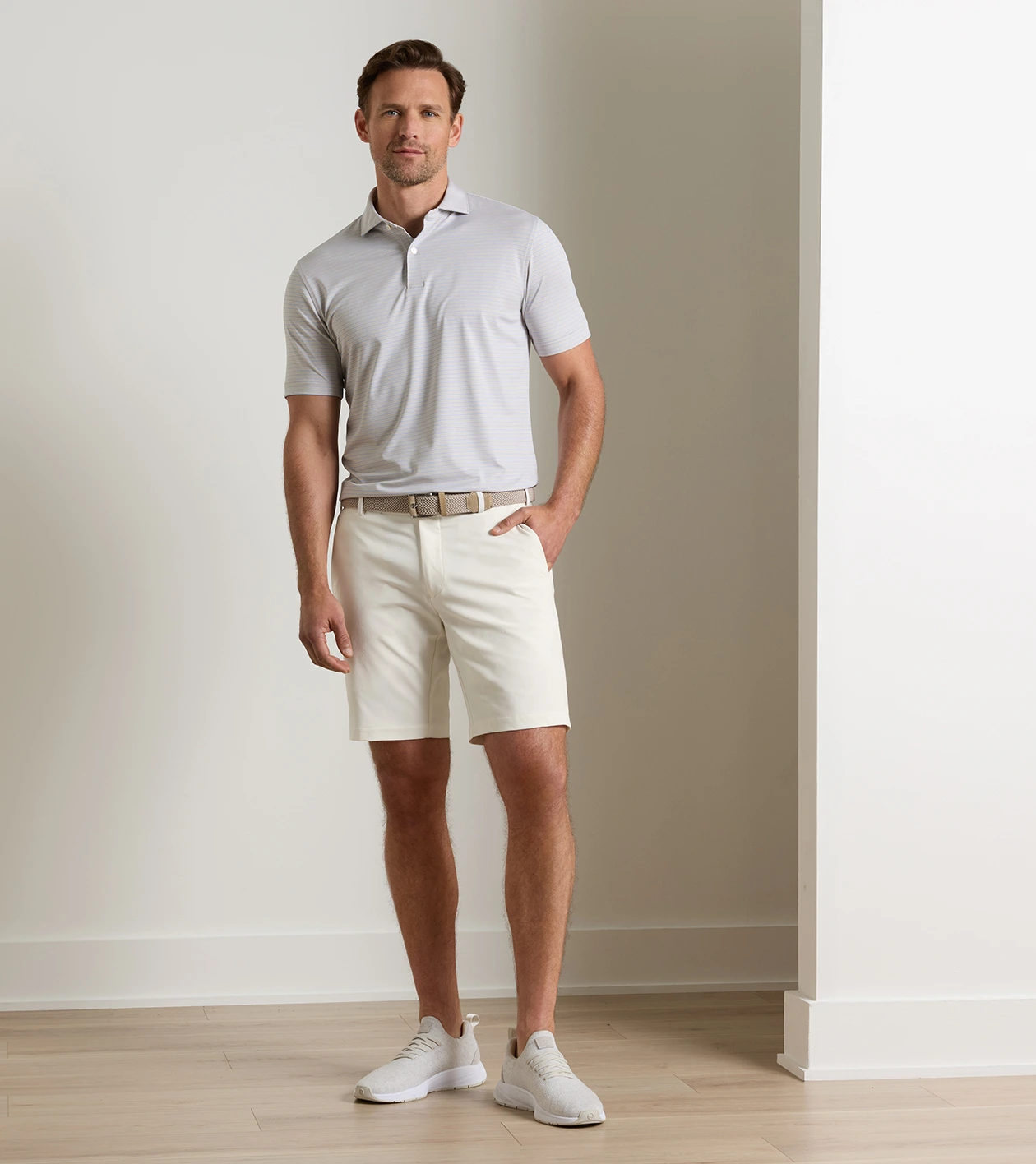 Surge Performance Short in Almond - Alternate Image 1