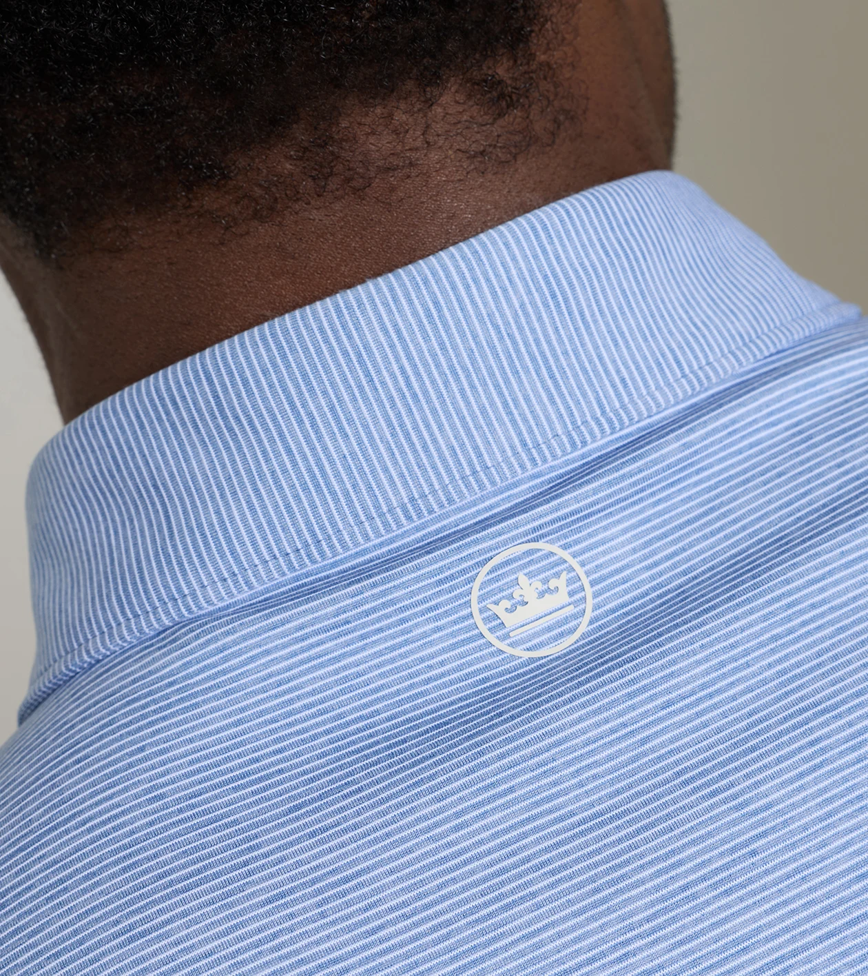 Treble Performance Jersey Polo in WINDY BLUE - Alternate Image 3