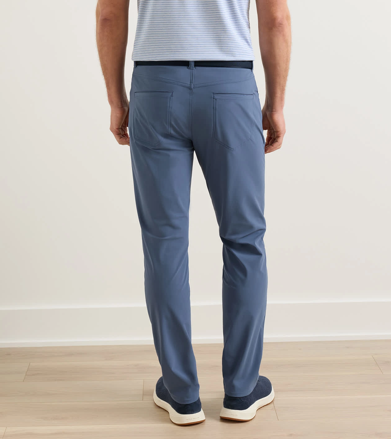 Bingham Performance Five-Pocket Pant in CADET - Alternate Image 2