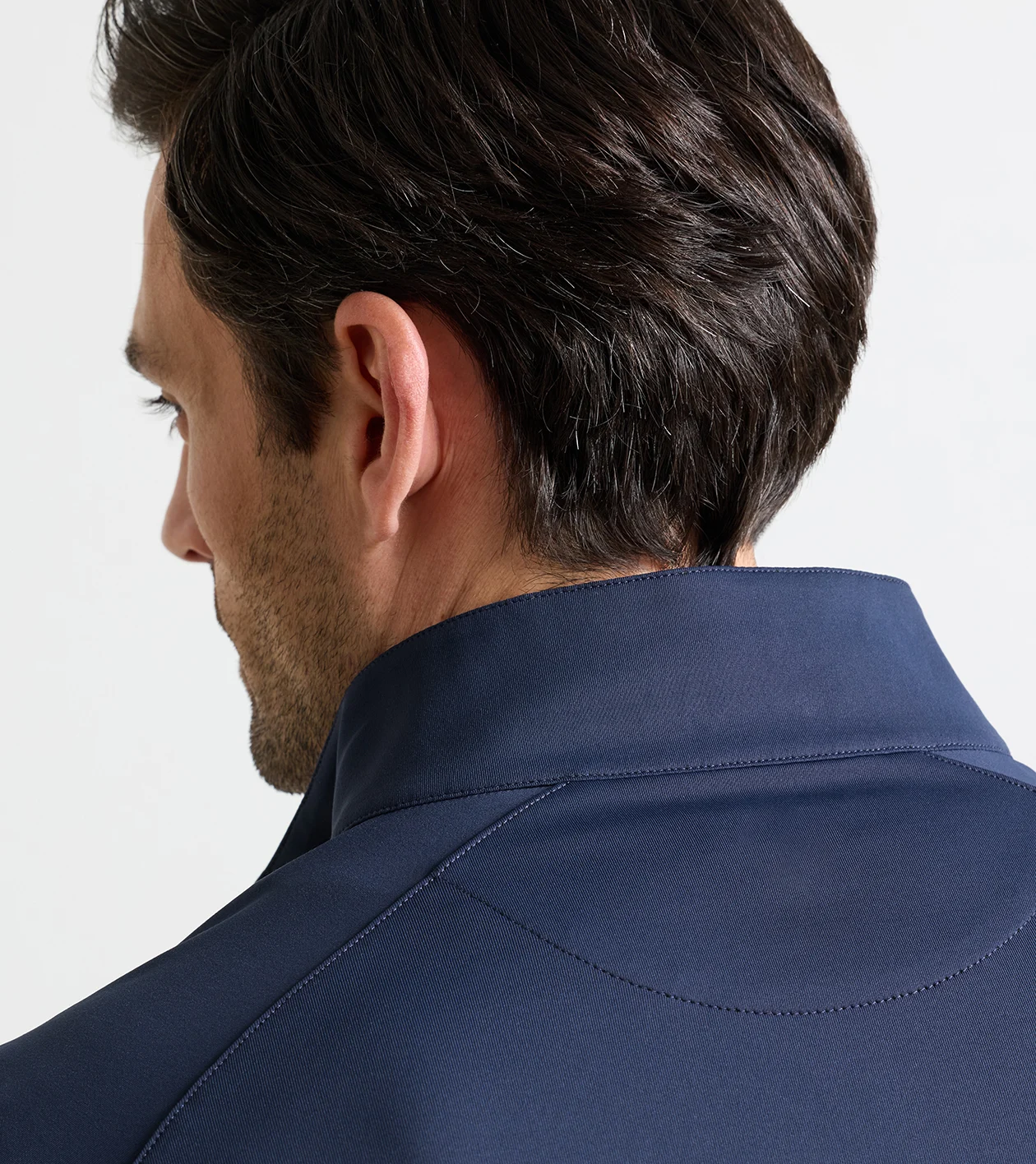 Stealth Performance Quarter-Zip in Navy - Alternate Image 3