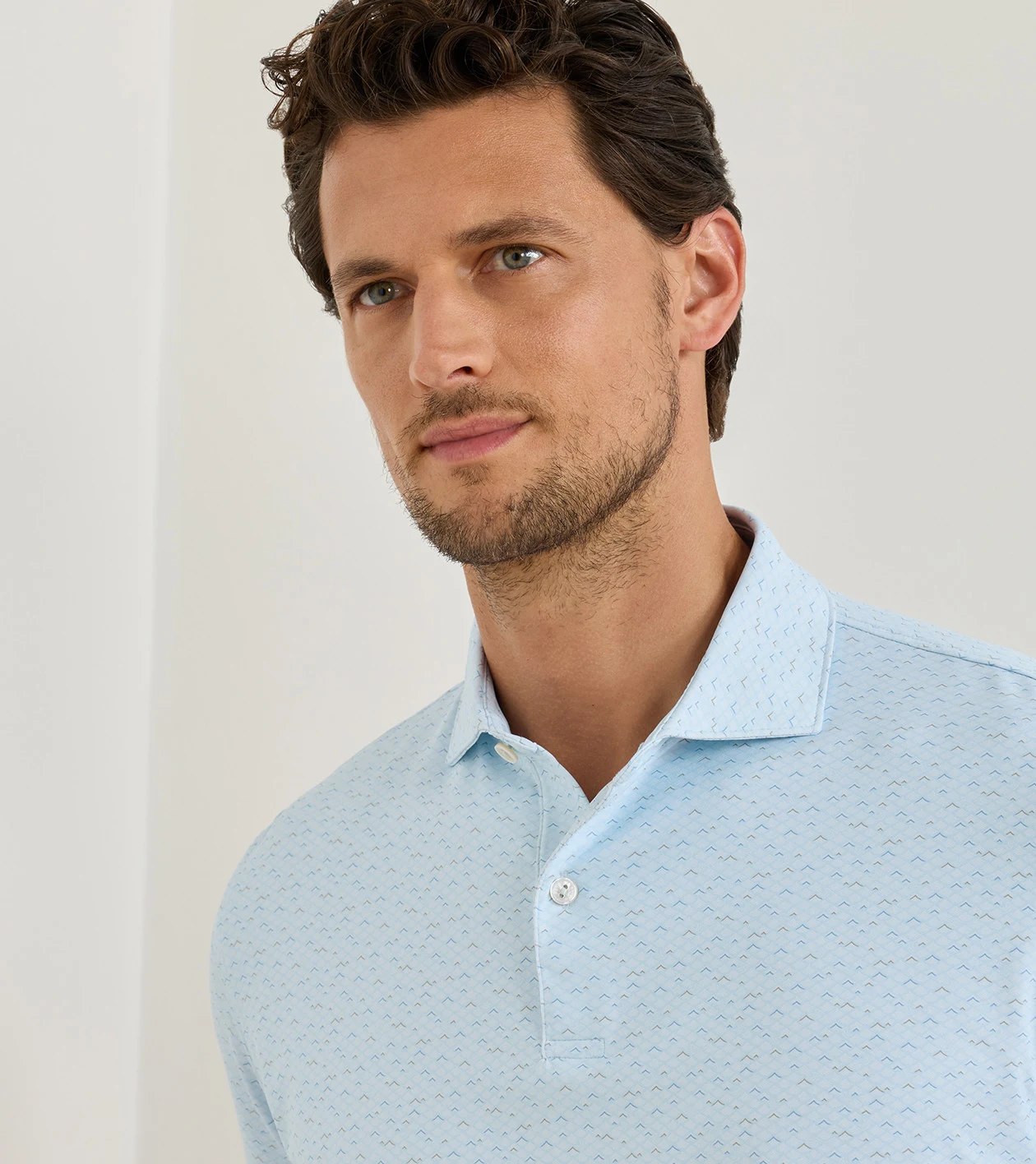 Soprano Waves Performance Jersey Polo | Men's Polos | Peter Millar