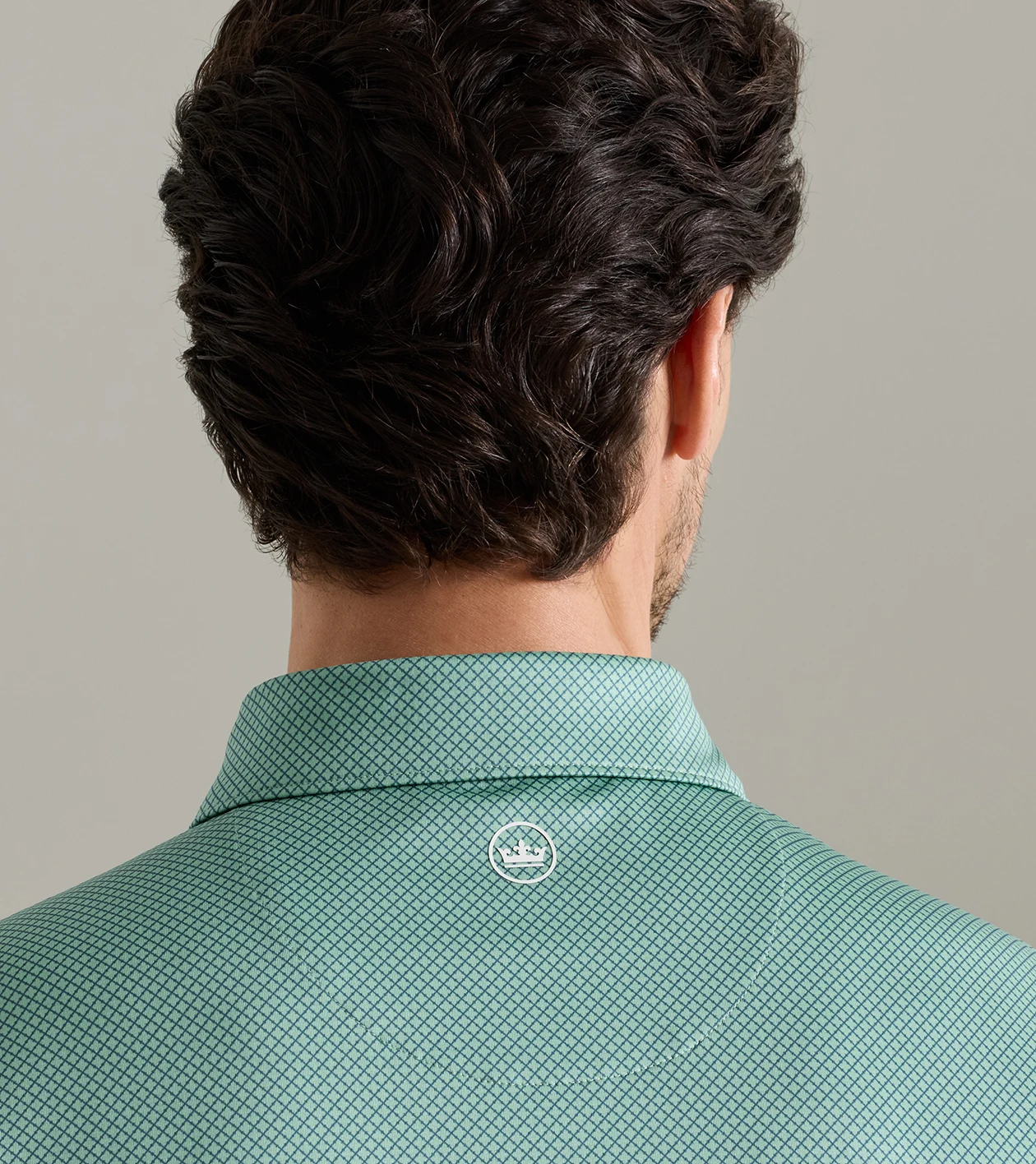Fulton Performance Jersey Polo in FRESH MINT - Alternate Image 3