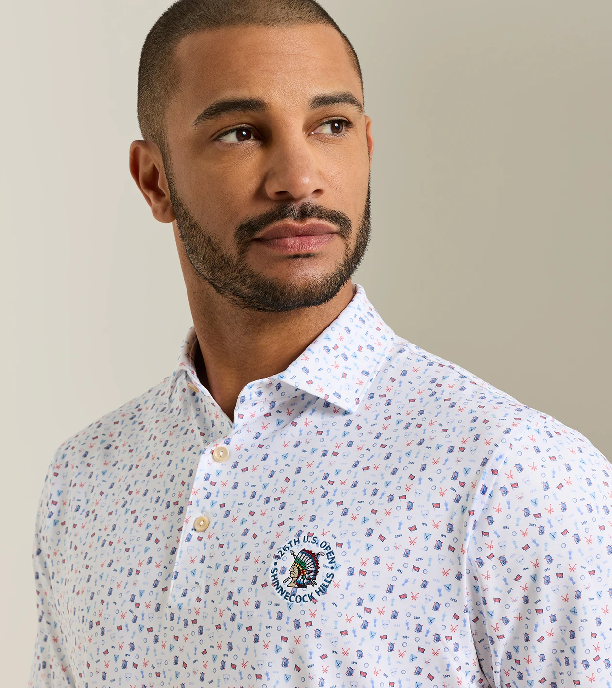 126th U.S. Open Performance Polo in White - Alternate Image 4
