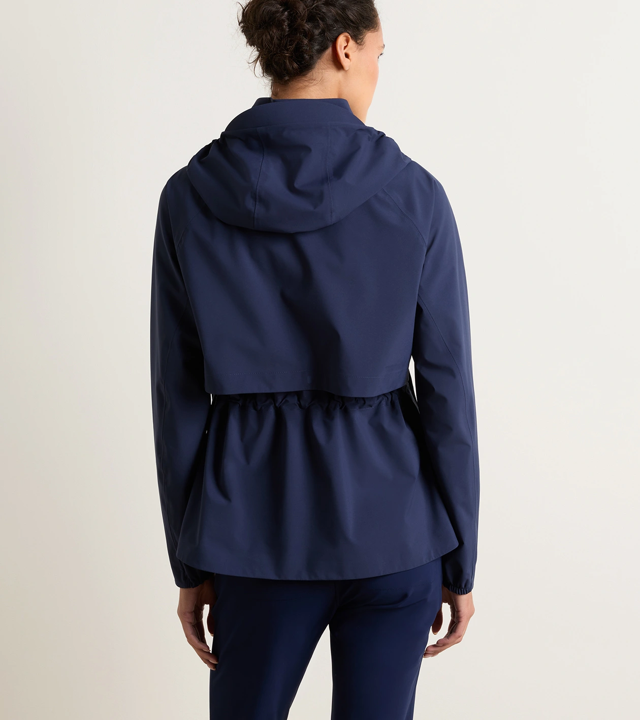 Surrey Waterproof Rain Jacket in Navy - Alternate Image 2