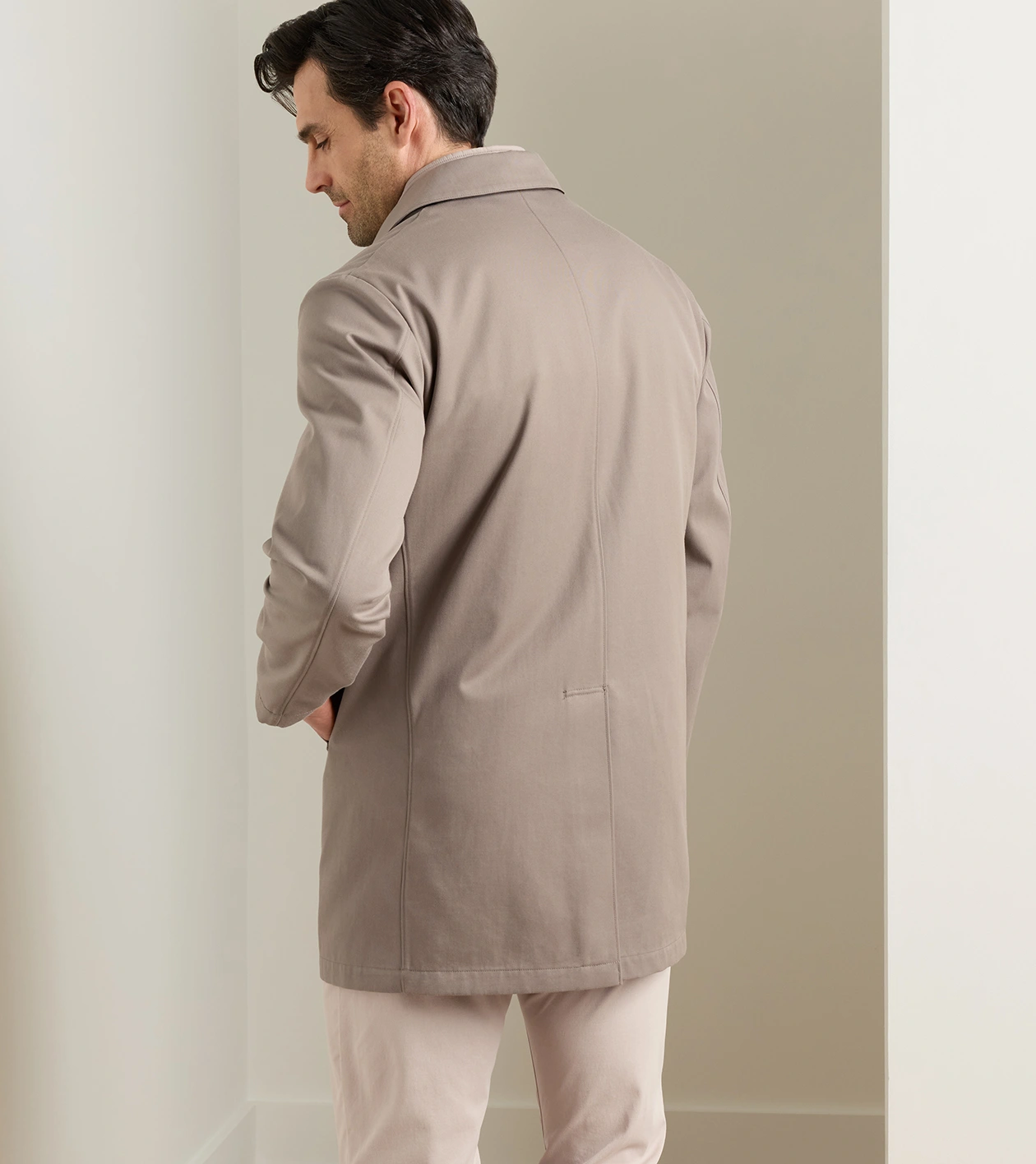Bond 3-In-1 Trench Coat in BISCOTTI - Alternate Image 2