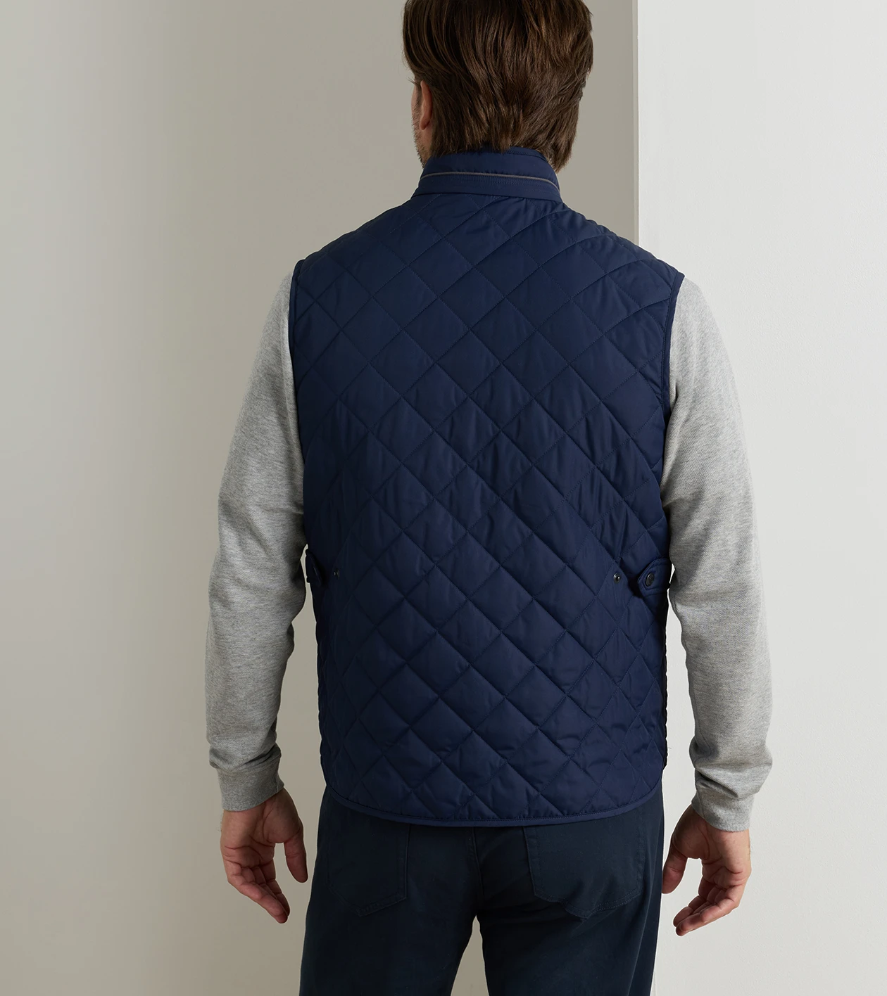Essex Vest in Navy - Alternate Image 2
