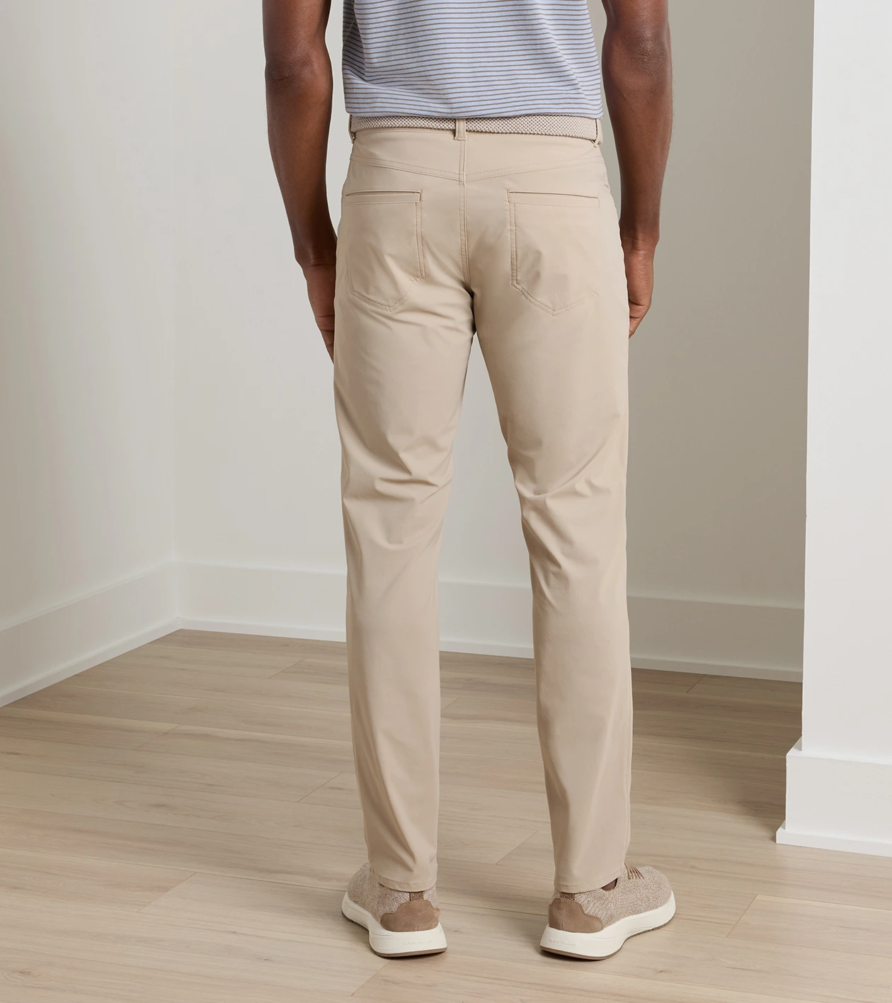 Bingham Performance Five-Pocket Pant in Khaki - Alternate Image 2