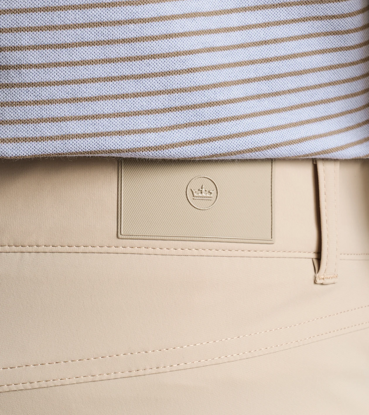 Bingham Performance Five-Pocket Pant in Khaki - Alternate Image 3