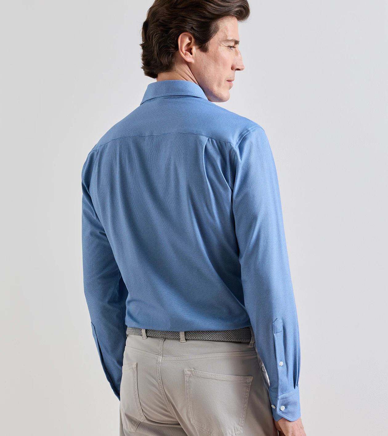 Excursionist Flex Print Sport Shirt in WINDY BLUE - Alternate Image 2