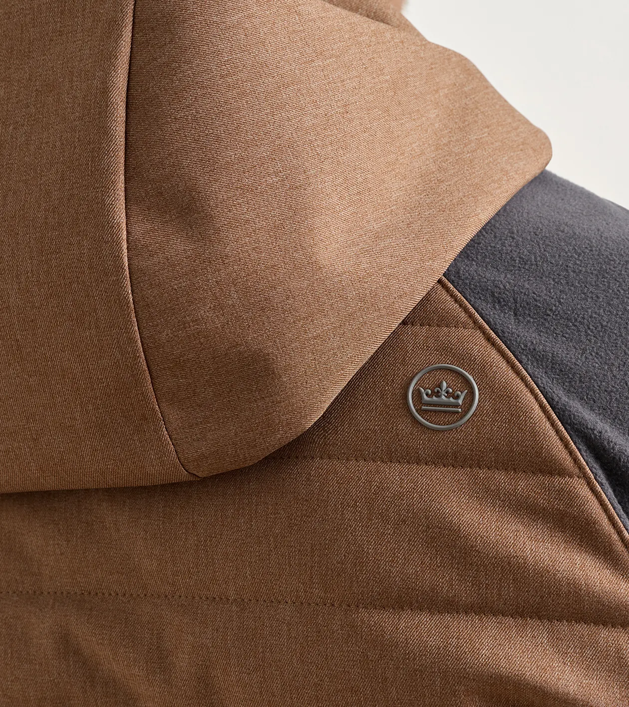 Parks Hybrid Hoodie Jacket in Dark Amber - Alternate Image 4