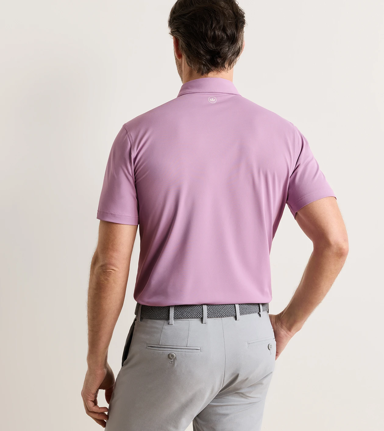 Soul Performance Mesh Polo in SOFT ORCHID - Alternate Image 2