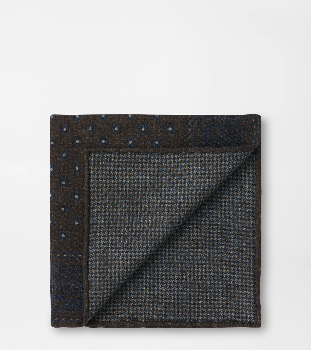 Wildwood Pocket Square in ASH BROWN - Alternate Image 2