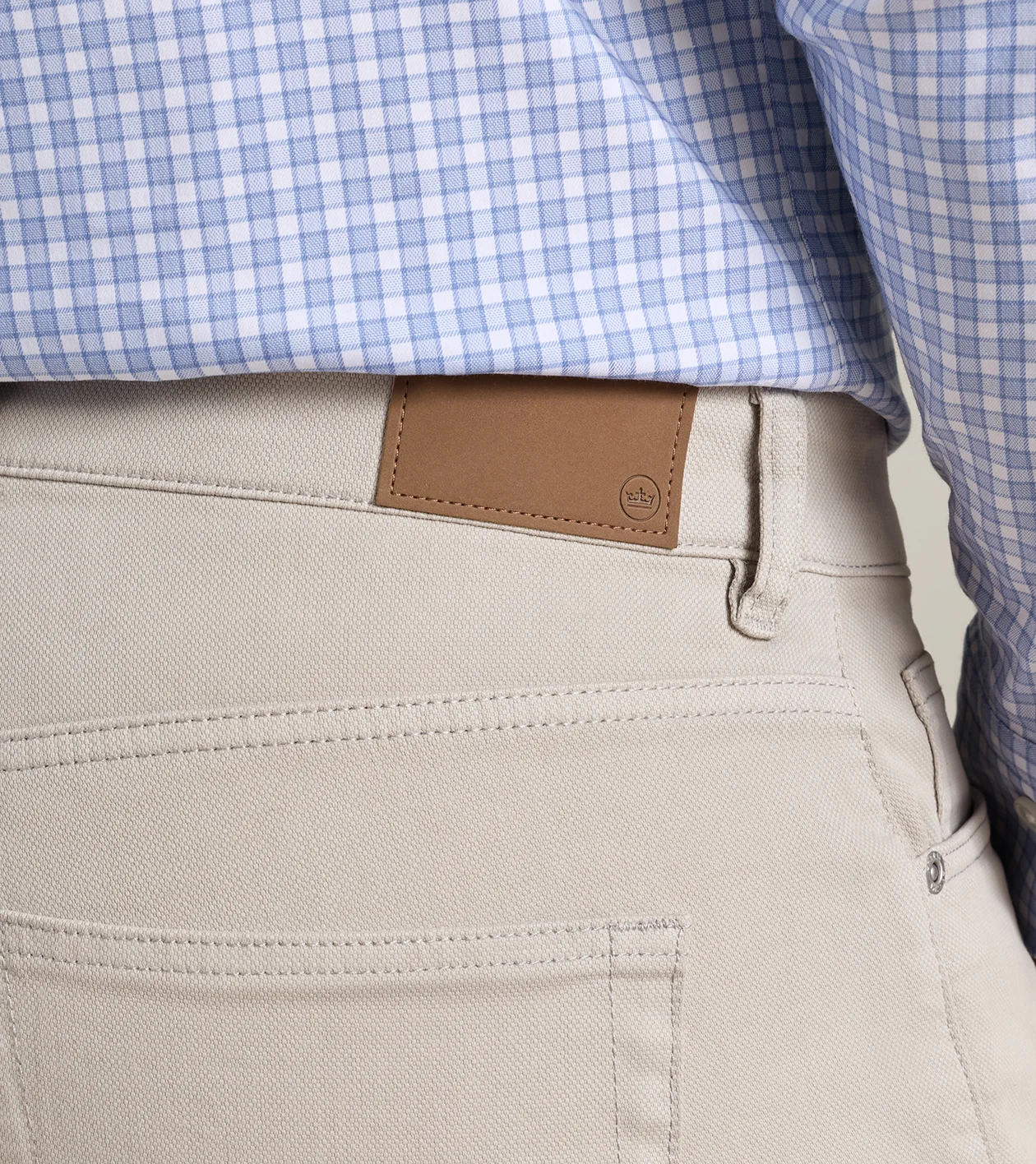 Crown Cotton Canvas Five-Pocket Pant in Battleship Grey - Alternate Image 3