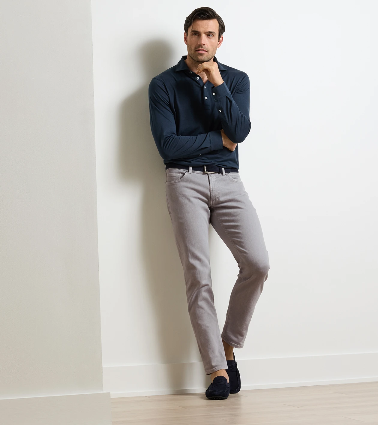 Fairfield Garment Dyed Denim in Gale Grey - Alternate Image 1