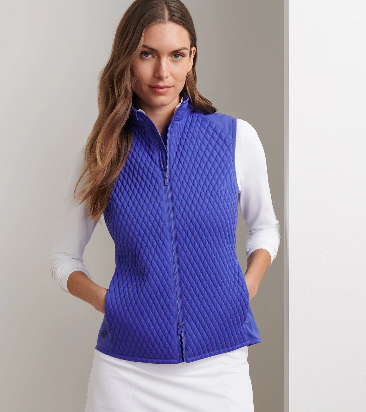 Fuse Mini Diamond Quilt Vest - Alternate Image 1