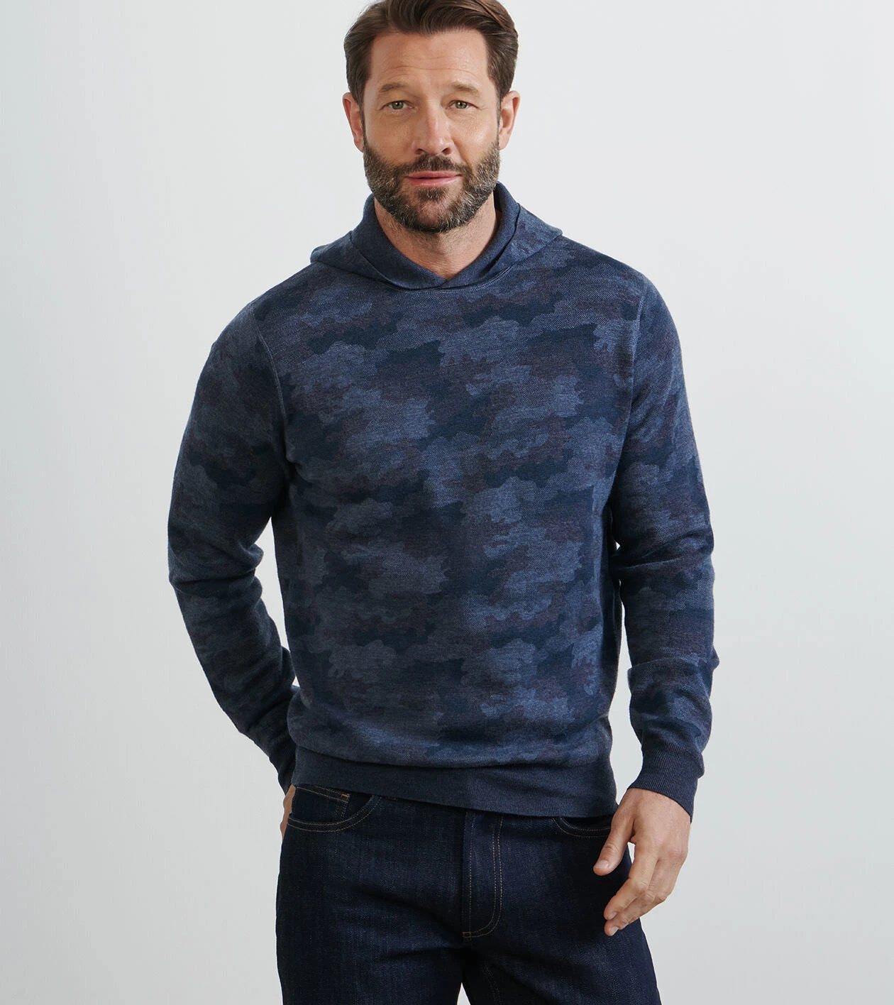 Reversible Camo Popover Hoodie - Alternate Image 1