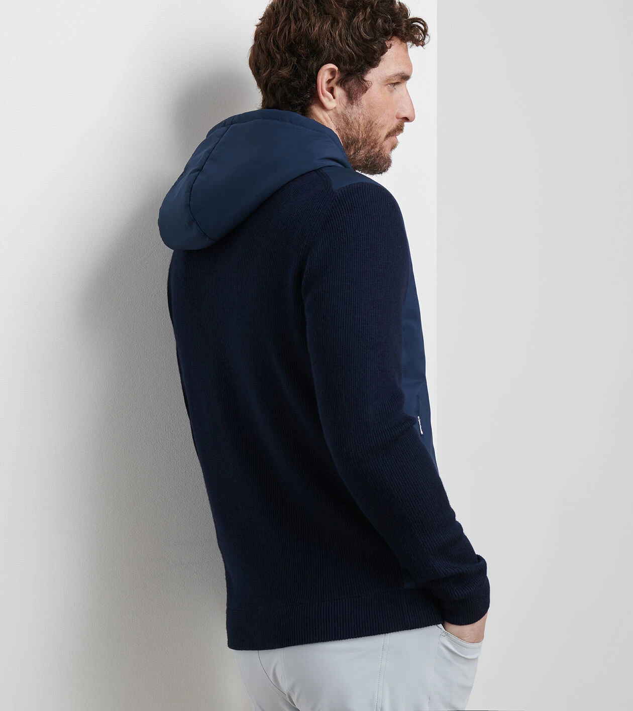 Holdridge Hybrid Full-Zip Hoodie Sweater - Alternate Image 2