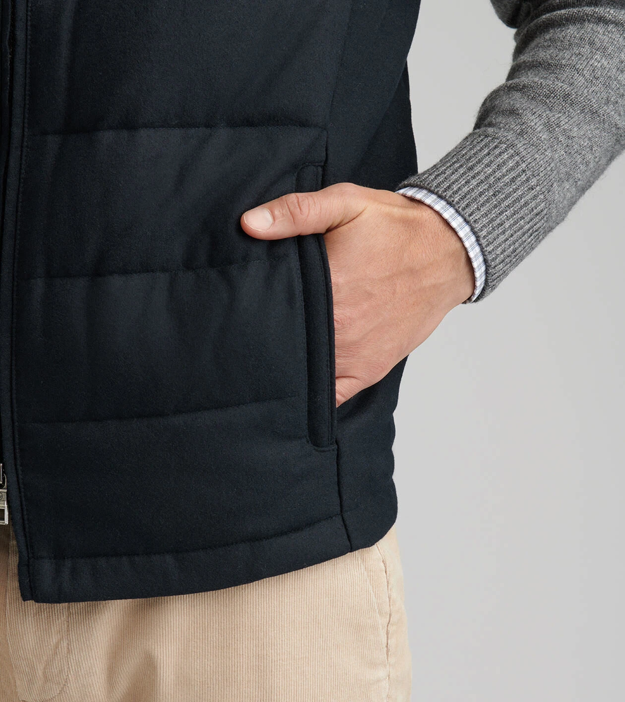 Davos Flannel Vest - Alternate Image 3