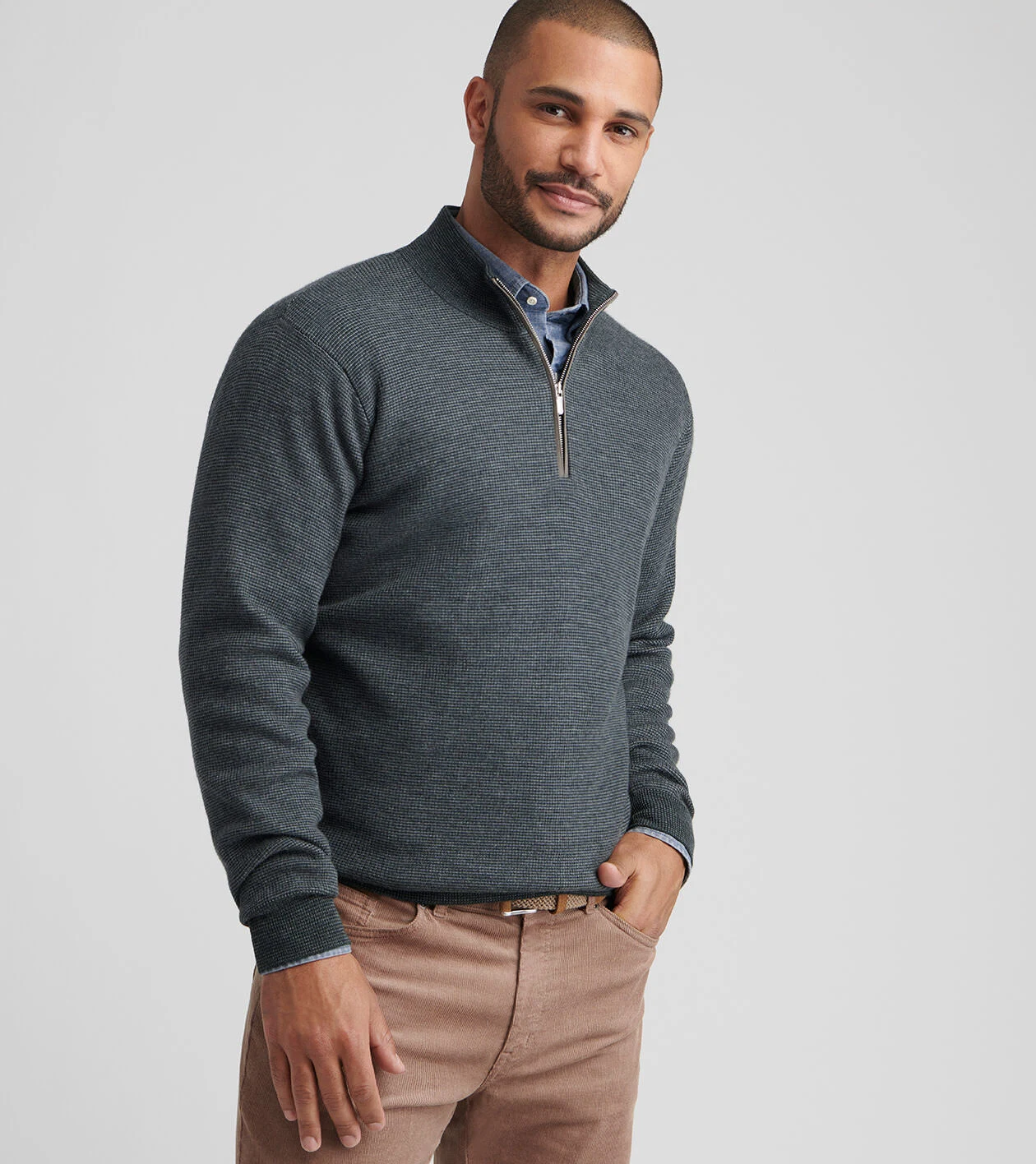 West Quarter-Zip Sweater - Alternate Image 1