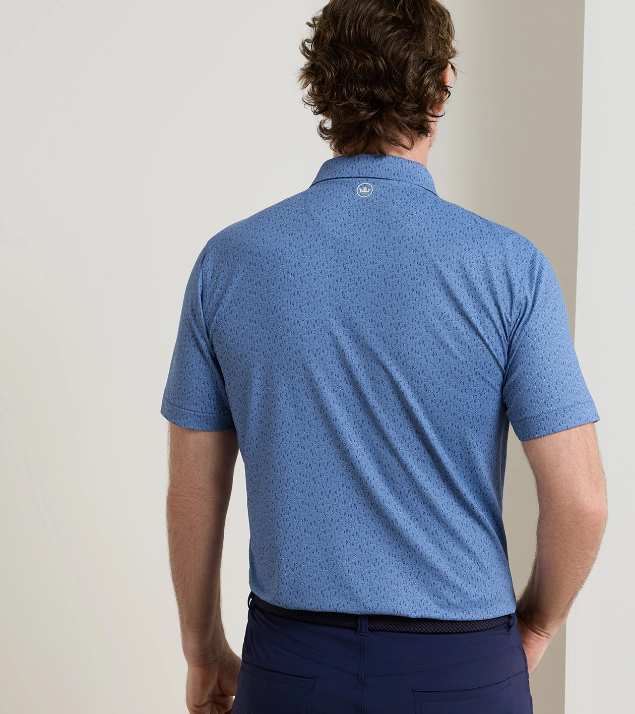 Jazz Club Performance Jersey Polo in STORM - Alternate Image 2