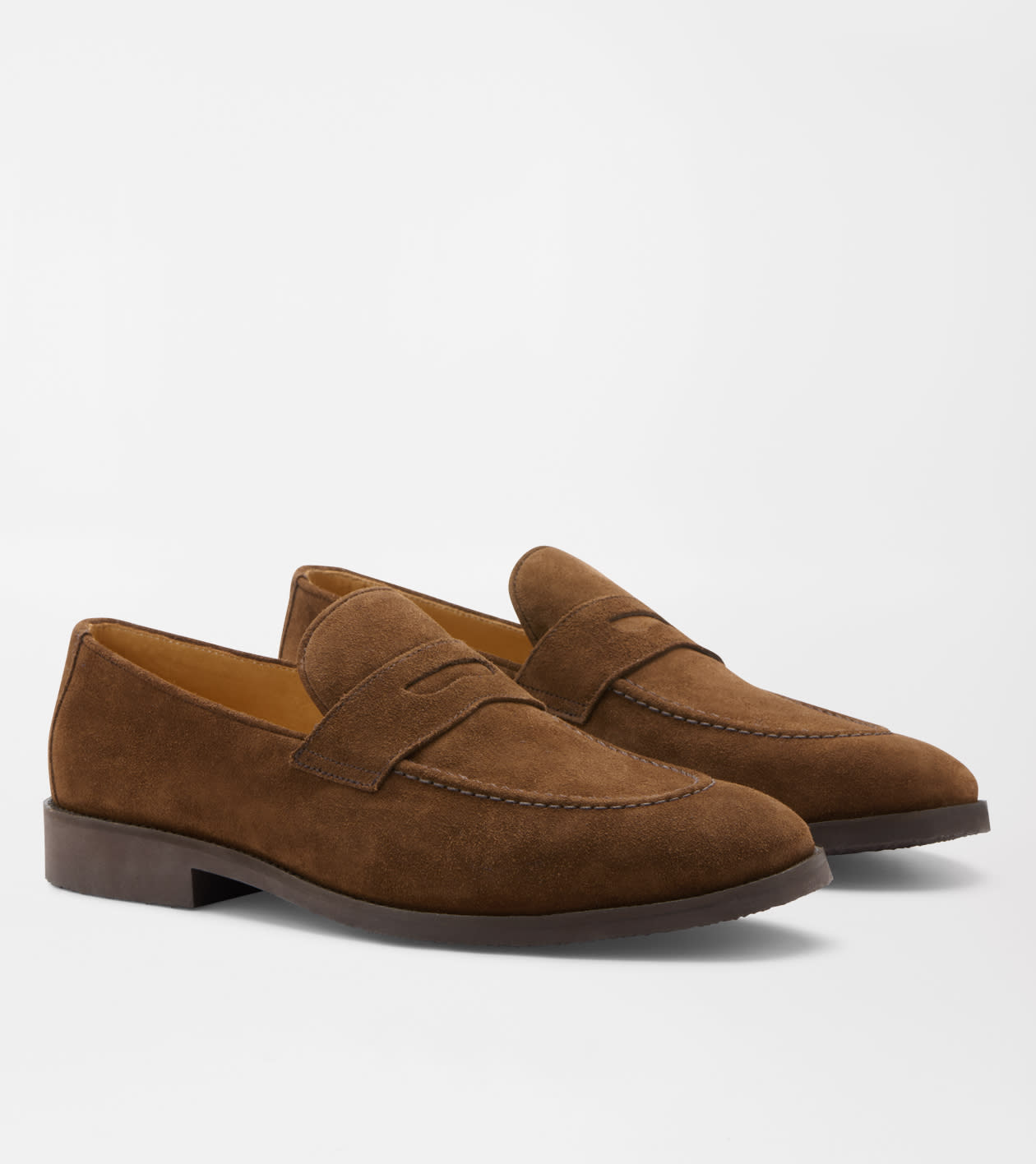 Madison Suede Penny Loafer in WALNUT - Alternate Image 4