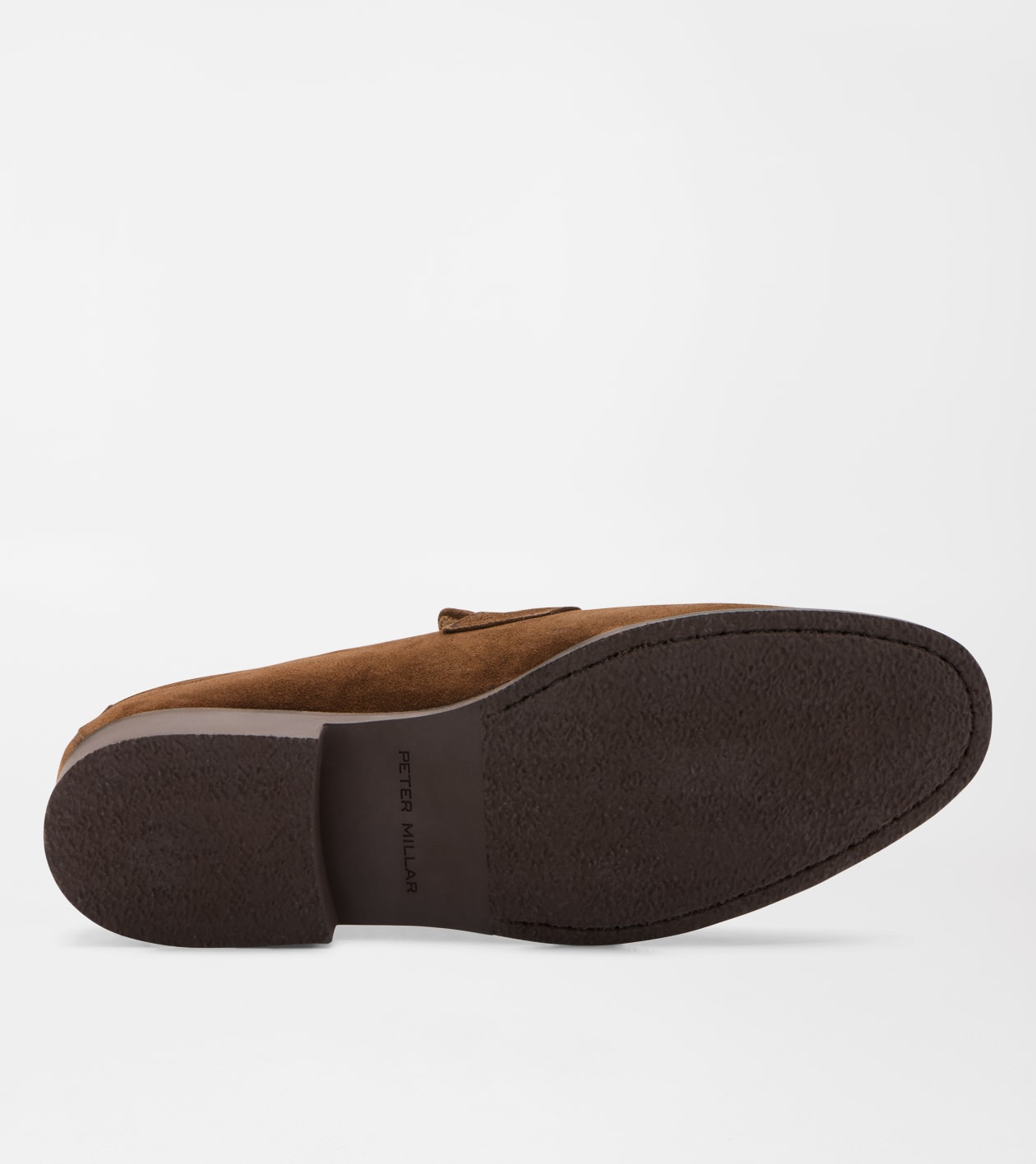 Madison Suede Penny Loafer in WALNUT - Alternate Image 8